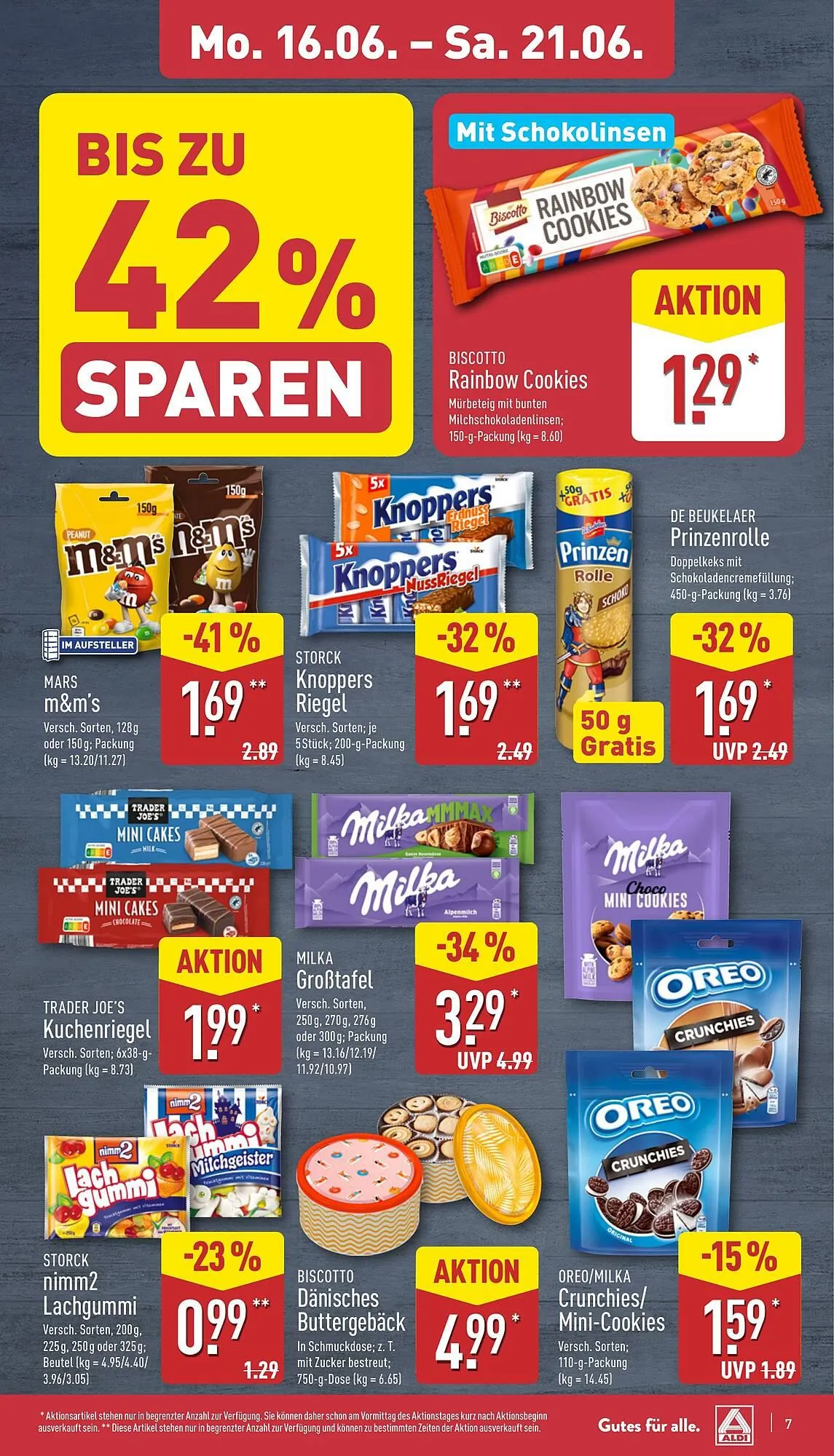 Aldi Nord Prospekt von 16. Juni bis 21. Juni 2025 - Prospekt seite 7