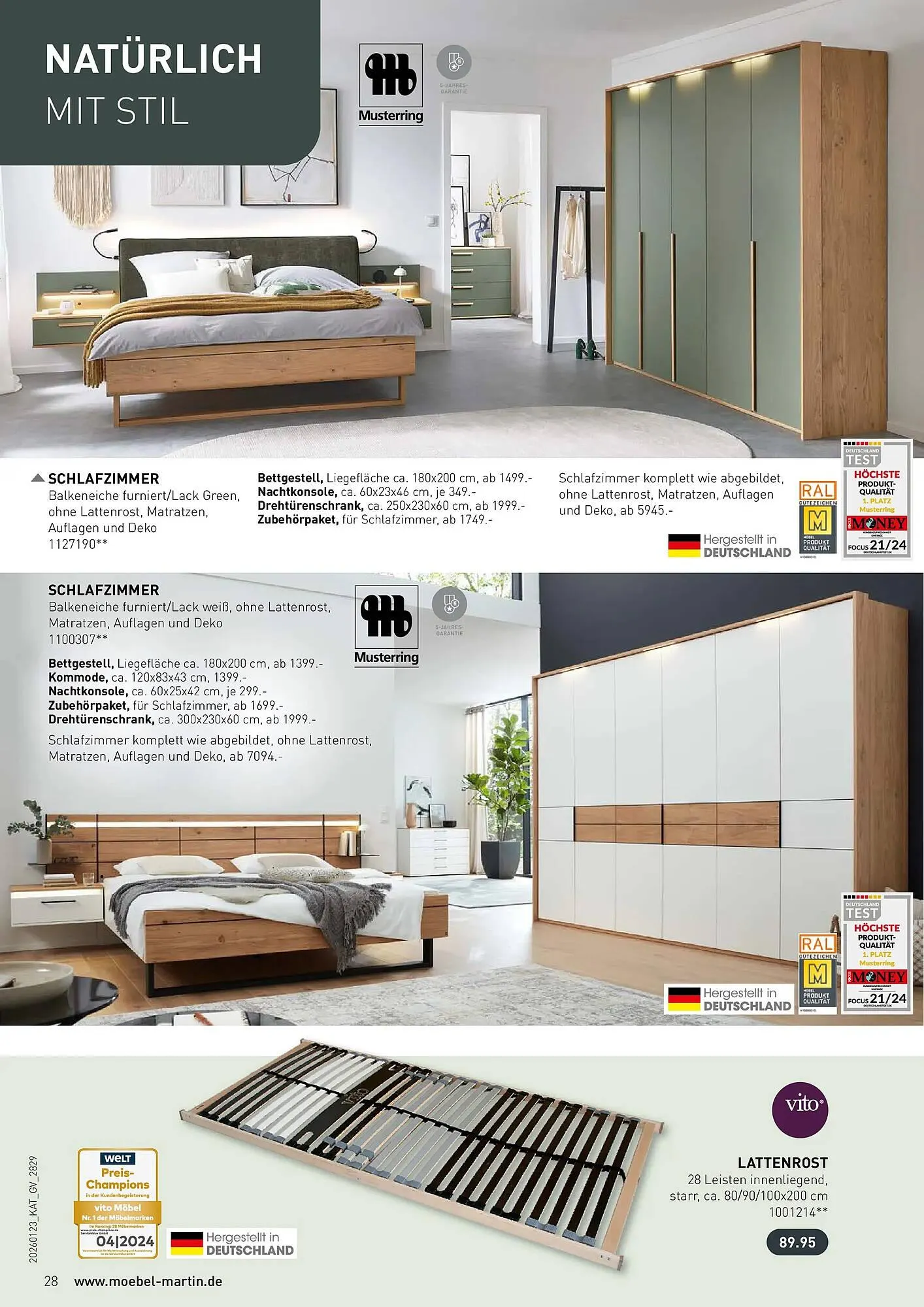 Möbel Martin Prospekt von 22. Januar bis 31. März 2026 - Prospekt seite 28