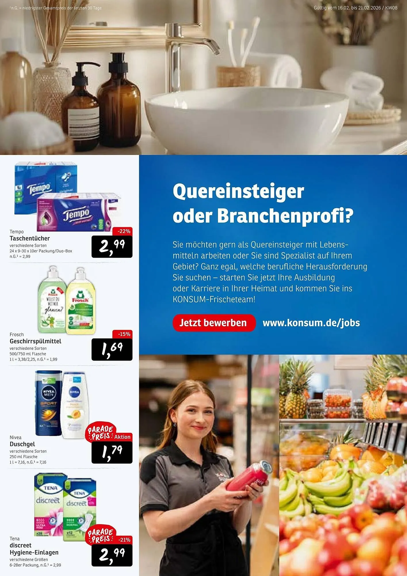 KONSUM Prospekt von 16. Februar bis 21. Februar 2026 - Prospekt seite 11