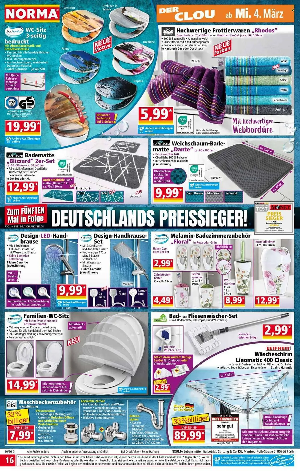 Norma Prospekt von 2. März bis 8. März 2026 - Prospekt seite 16