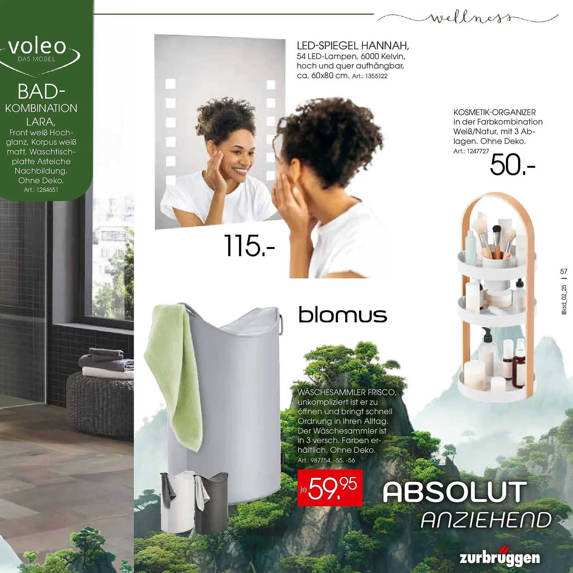 Zurbrüggen Prospekt von 9. Juni bis 31. Dezember 2025 - Prospekt seite 57