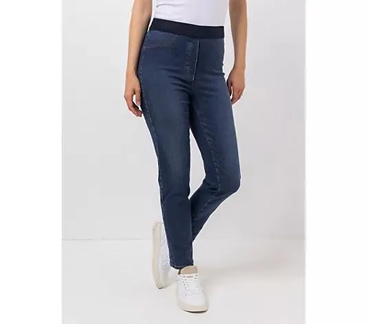 EVA LUTZ Jeggings Elsa Rundumdehnbund knöchellang schmales Bein