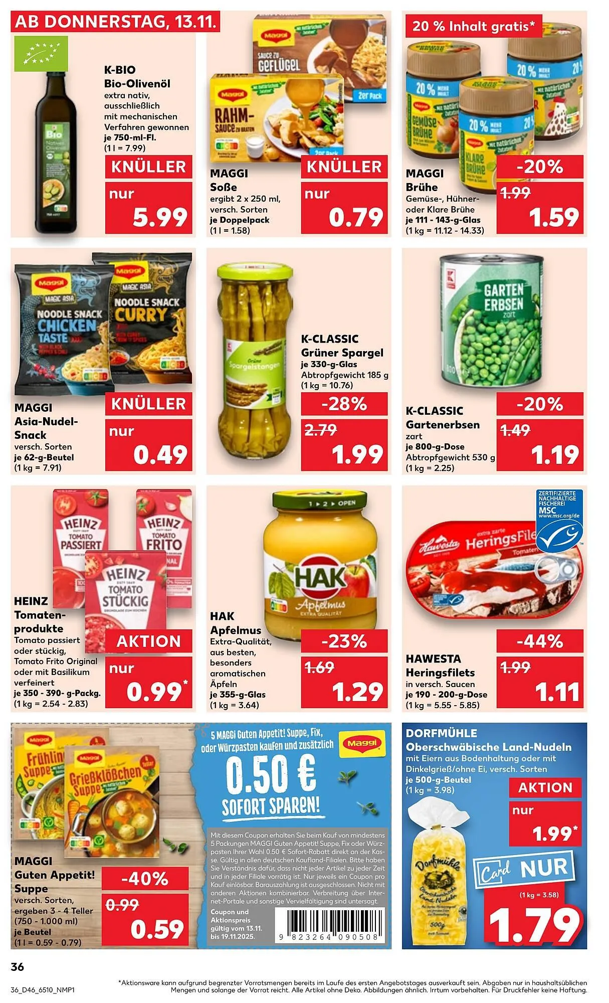 Kaufland Prospekt von 13. November bis 19. November 2025 - Prospekt seite 36