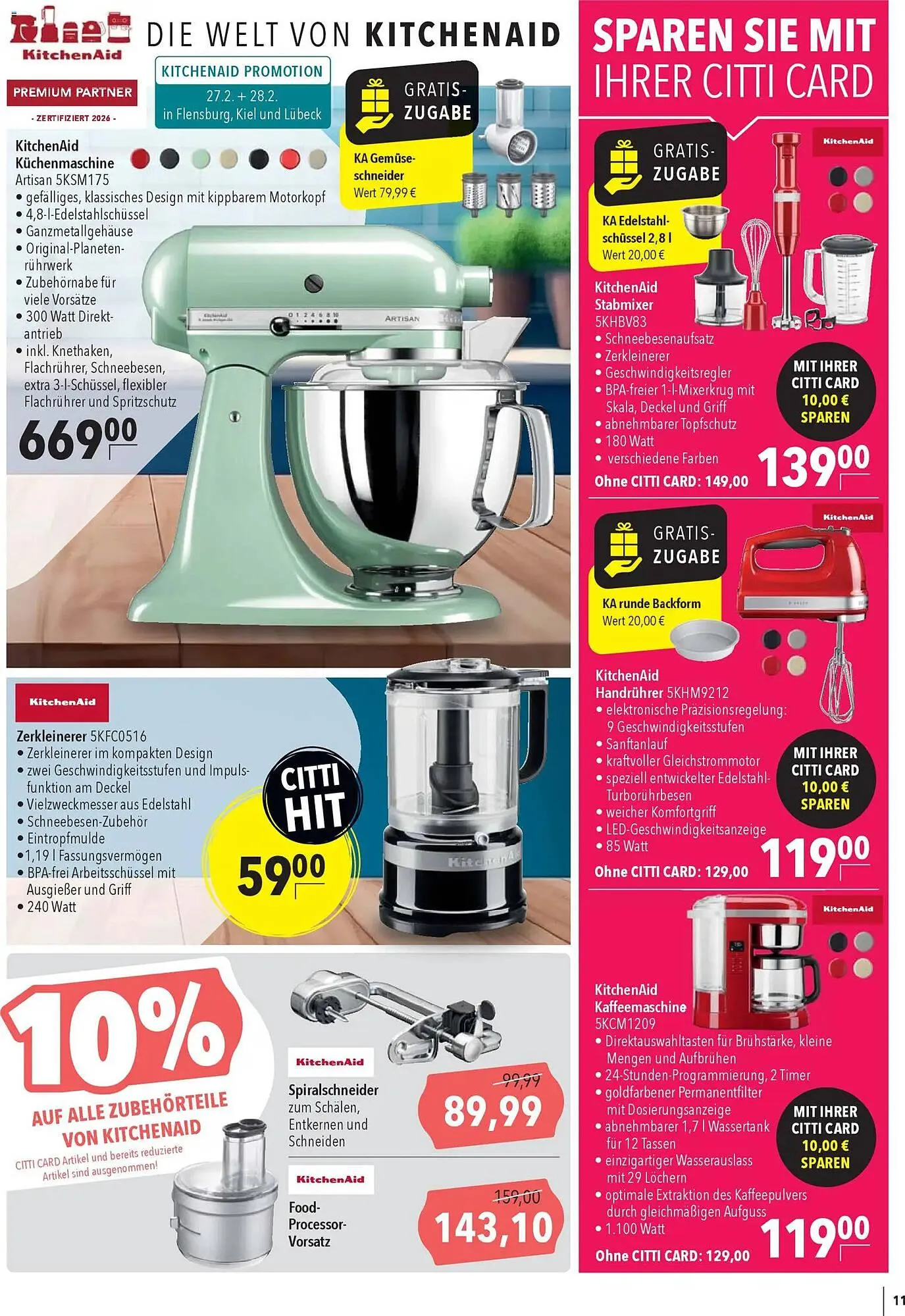 CITTI Markt Prospekt von 25. Februar bis 10. März 2026 - Prospekt seite 11