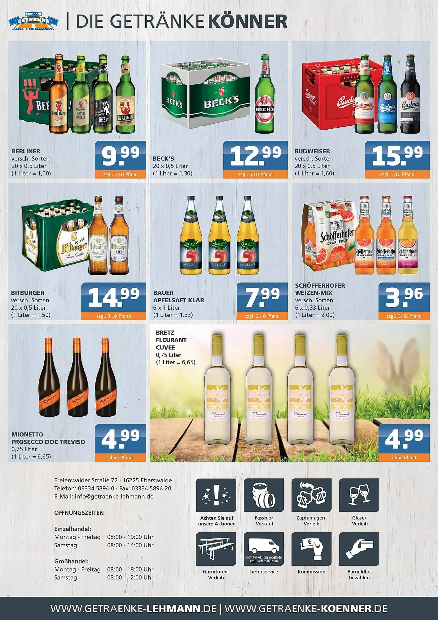 Getränke Lehmann Prospekt von 29. März bis 11. April 2026 - Prospekt seite 4