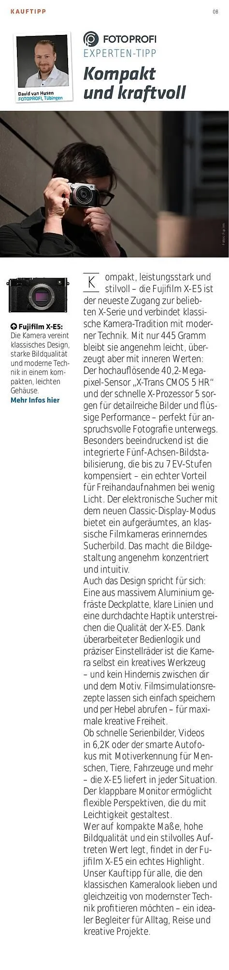 Fotoprofi Prospekt von 28. Juni bis 11. Juli 2025 - Prospekt seite 8