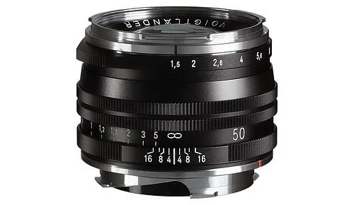 Voigtländer Nokton 50/1,5 schwarz VM M.C. Vintage Line Leica M-Mount