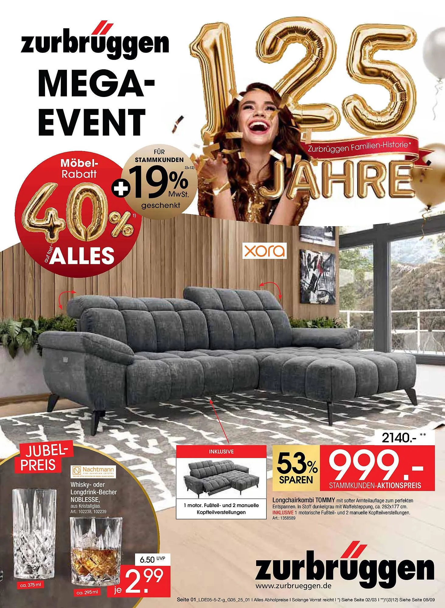 Zurbrüggen Prospekt von 9. Mai bis 24. Mai 2025 - Prospekt seite 1