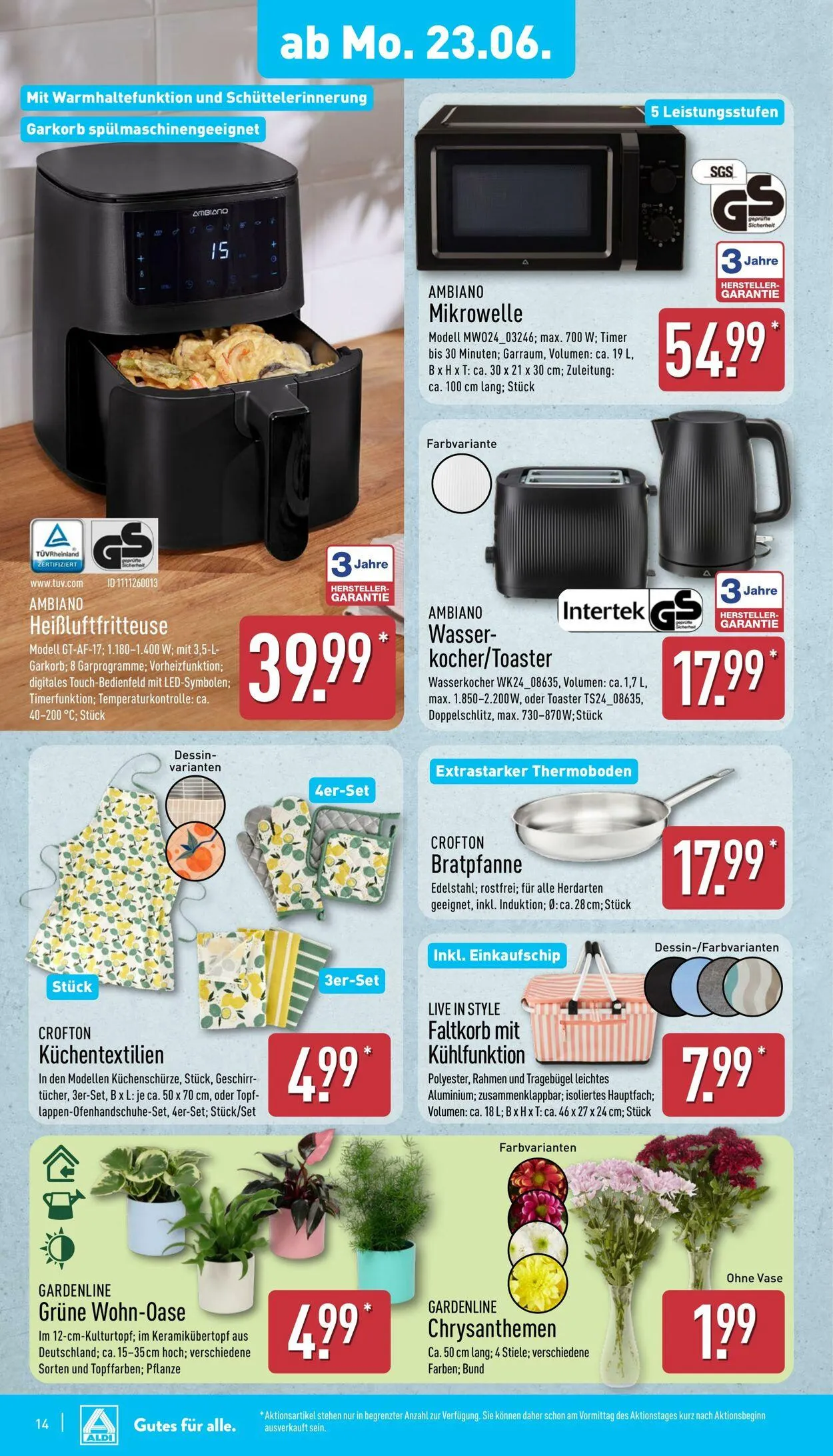 Aldi-Nord von 23. Juni bis 28. Juni 2025 - Prospekt seite 18