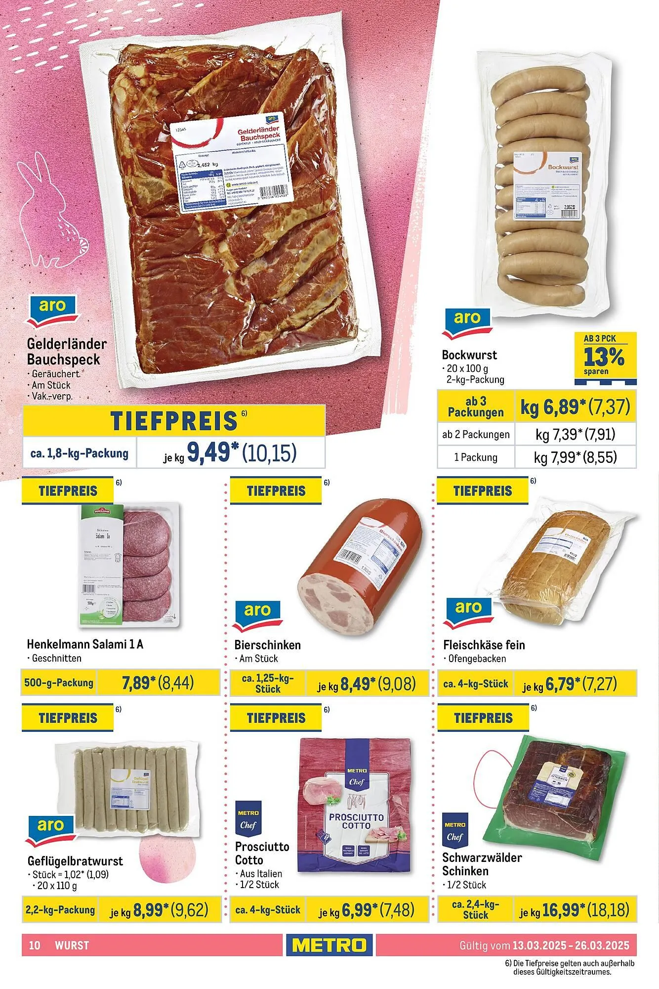 METRO Prospekt von 13. März bis 26. März 2025 - Prospekt seite 10