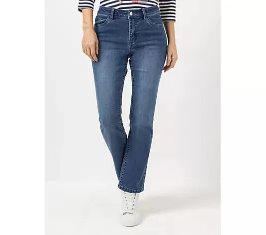 STEFFEN SCHRAUT Jeans 5-Pocket-Style Strass-Detail leicht ausgestellt