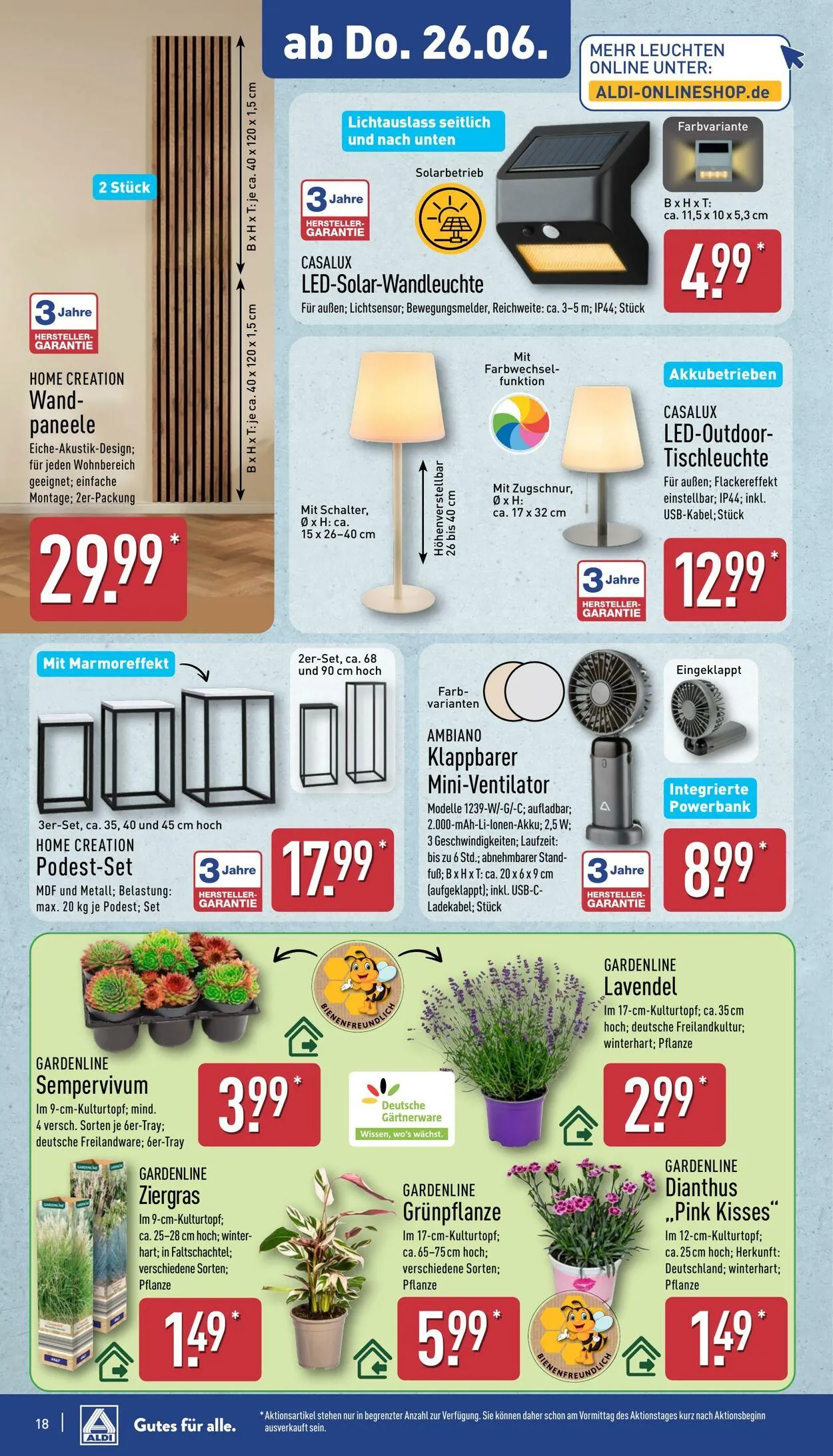 Aldi-Nord von 23. Juni bis 28. Juni 2025 - Prospekt seite 22