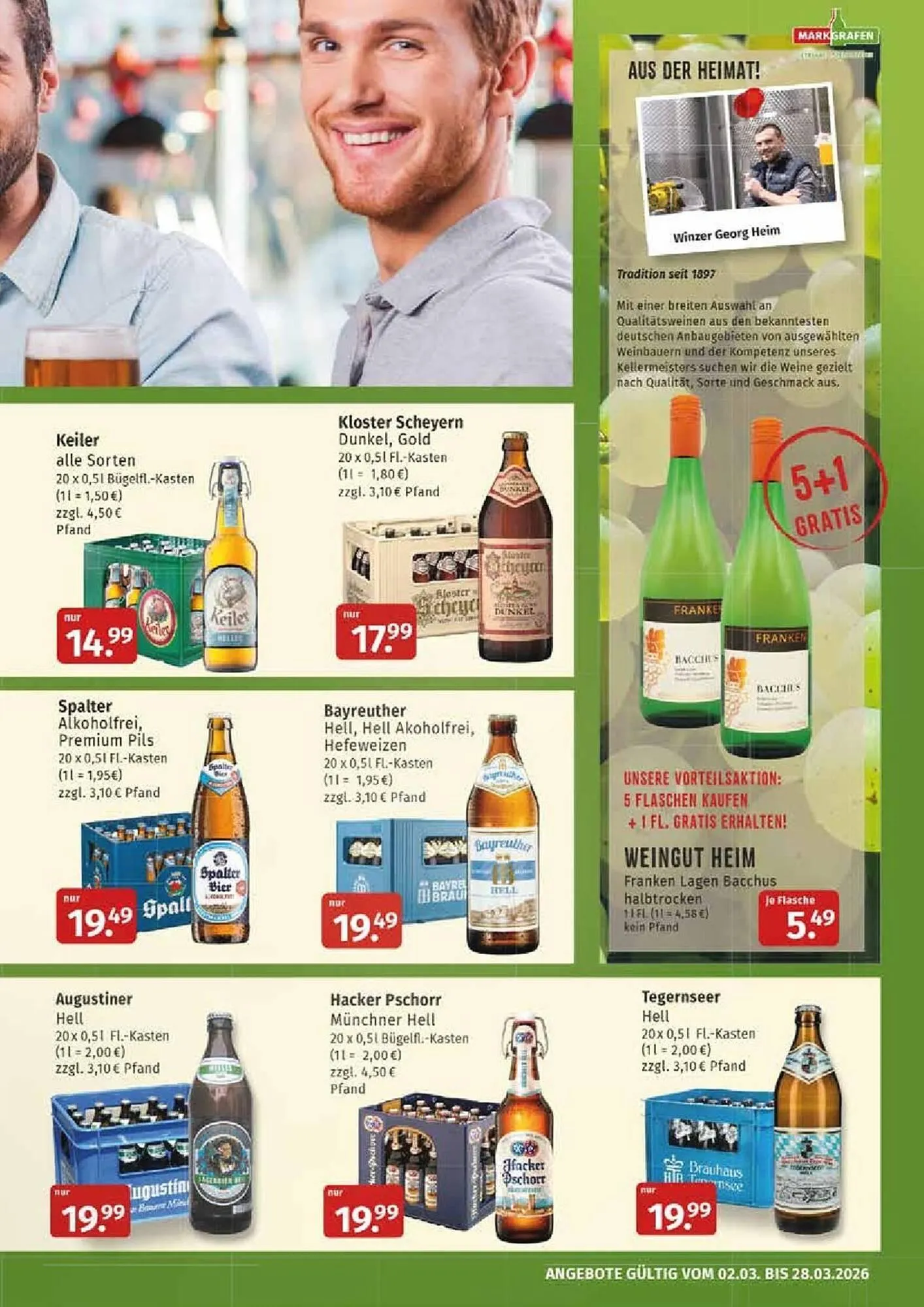 Markgrafen Prospekt von 2. März bis 14. März 2026 - Prospekt seite 5
