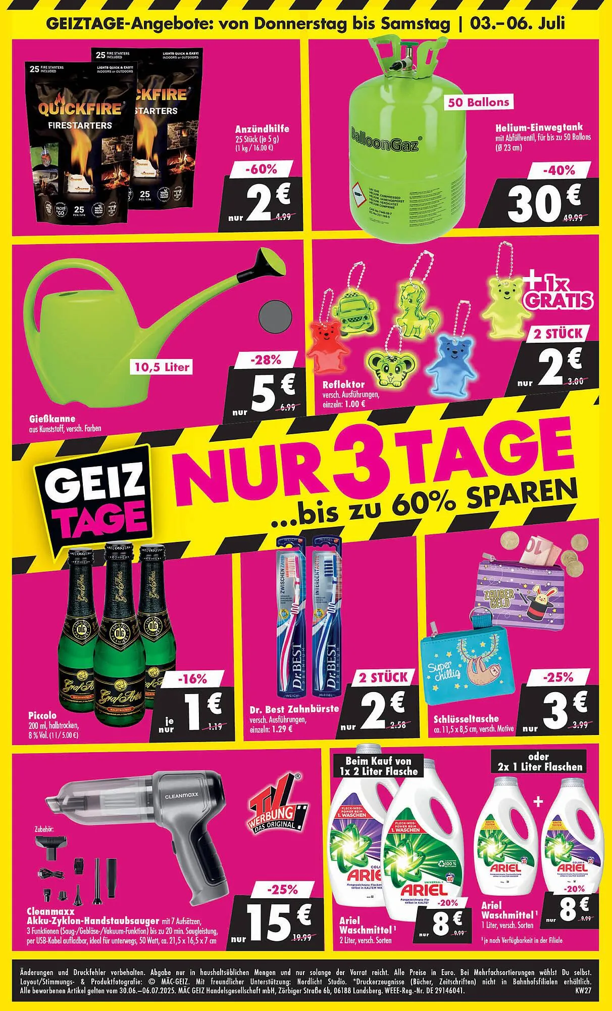 Mäc Geiz Prospekt von 30. Juni bis 6. Juli 2025 - Prospekt seite 12