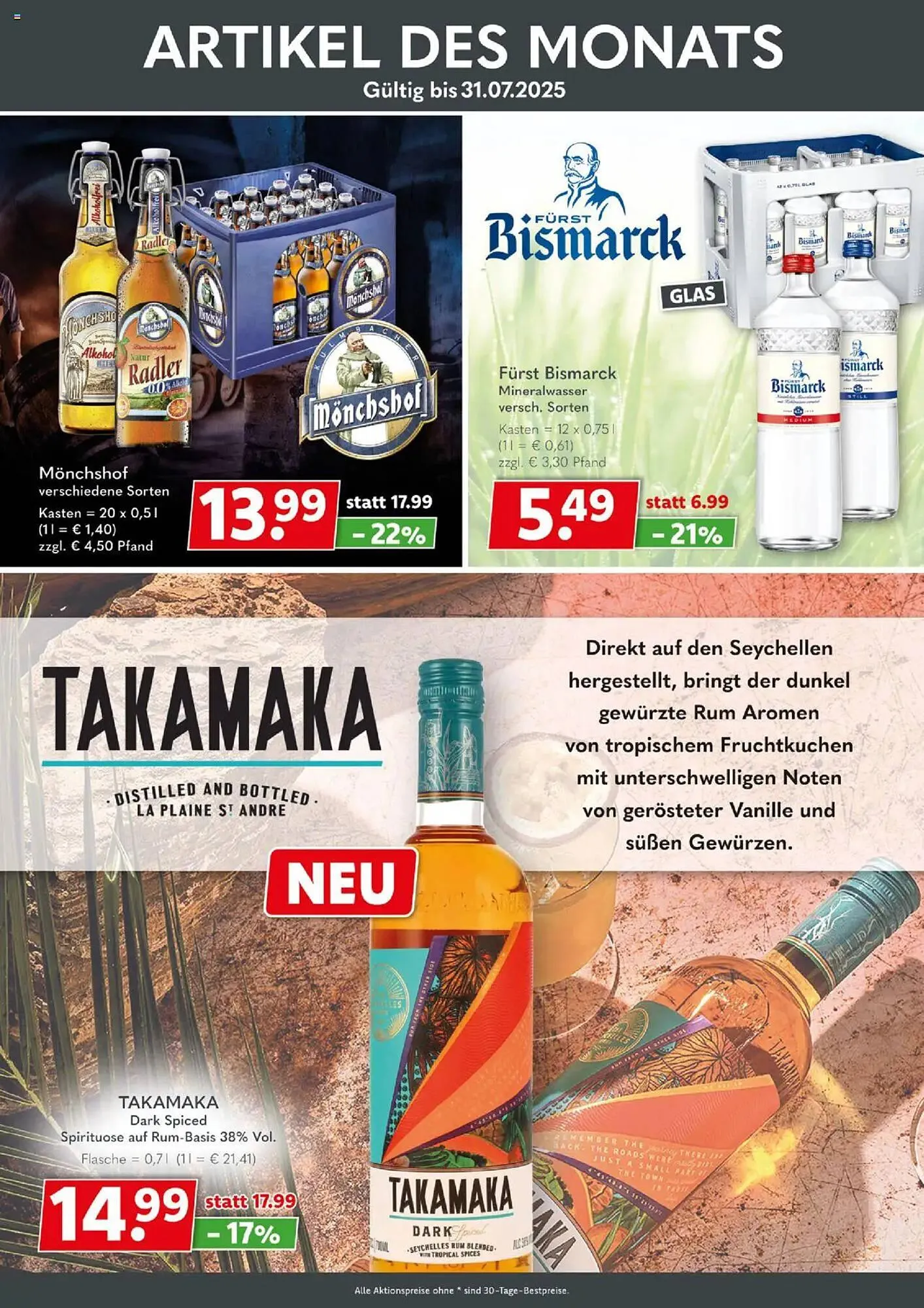 Getränkeland Prospekt von 6. Juli bis 31. Juli 2025 - Prospekt seite 2