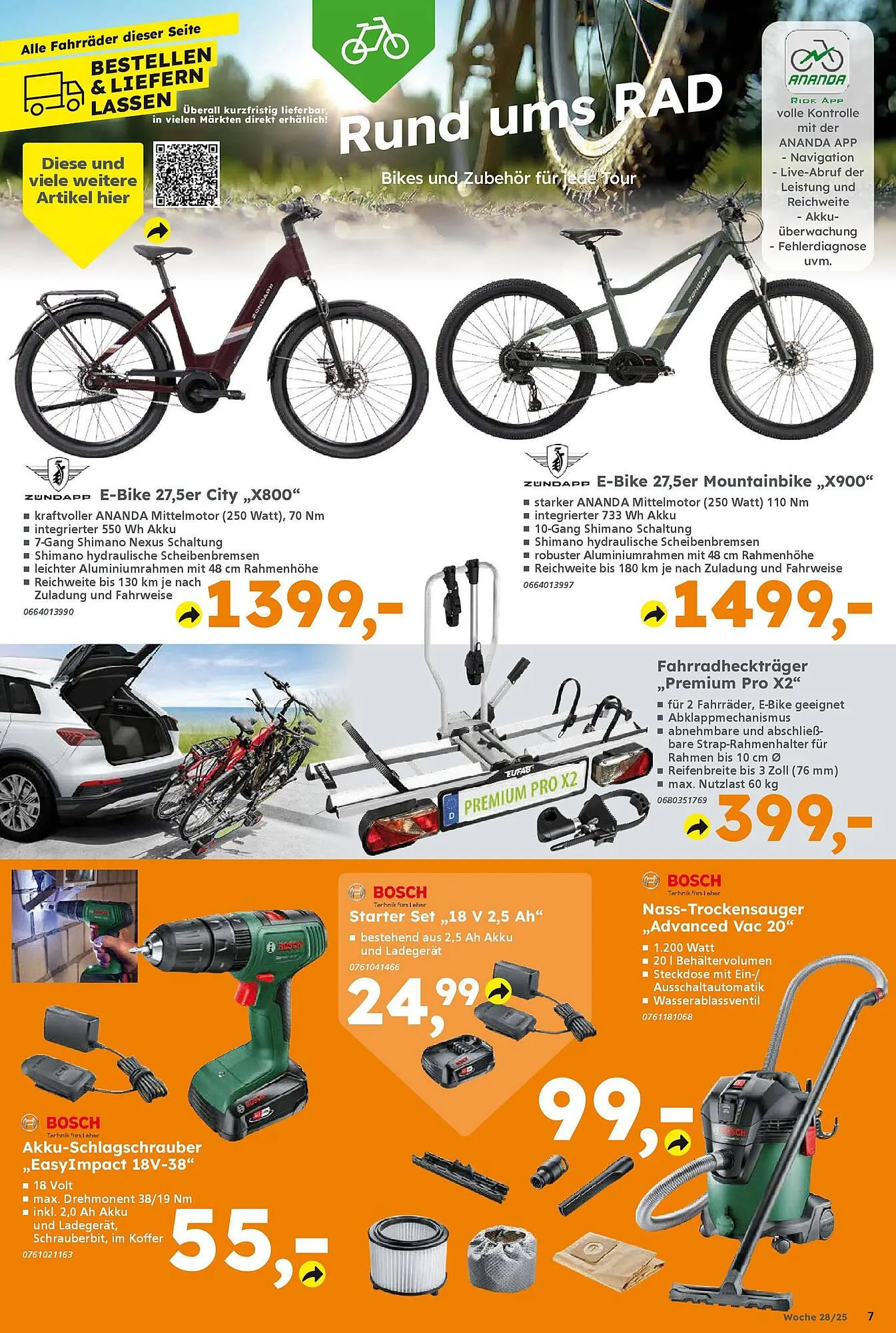 Globus Baumarkt Prospekt von 6. Juli bis 12. Juli 2025 - Prospekt seite 7