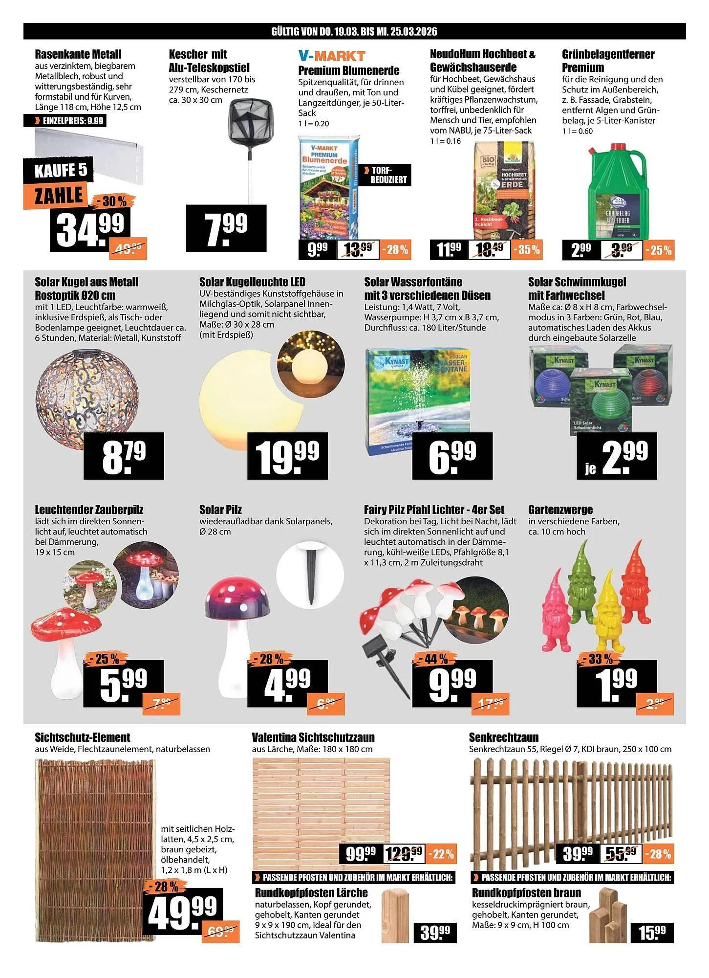 V Baumarkt Prospekt von 19. März bis 26. März 2026 - Prospekt seite 3
