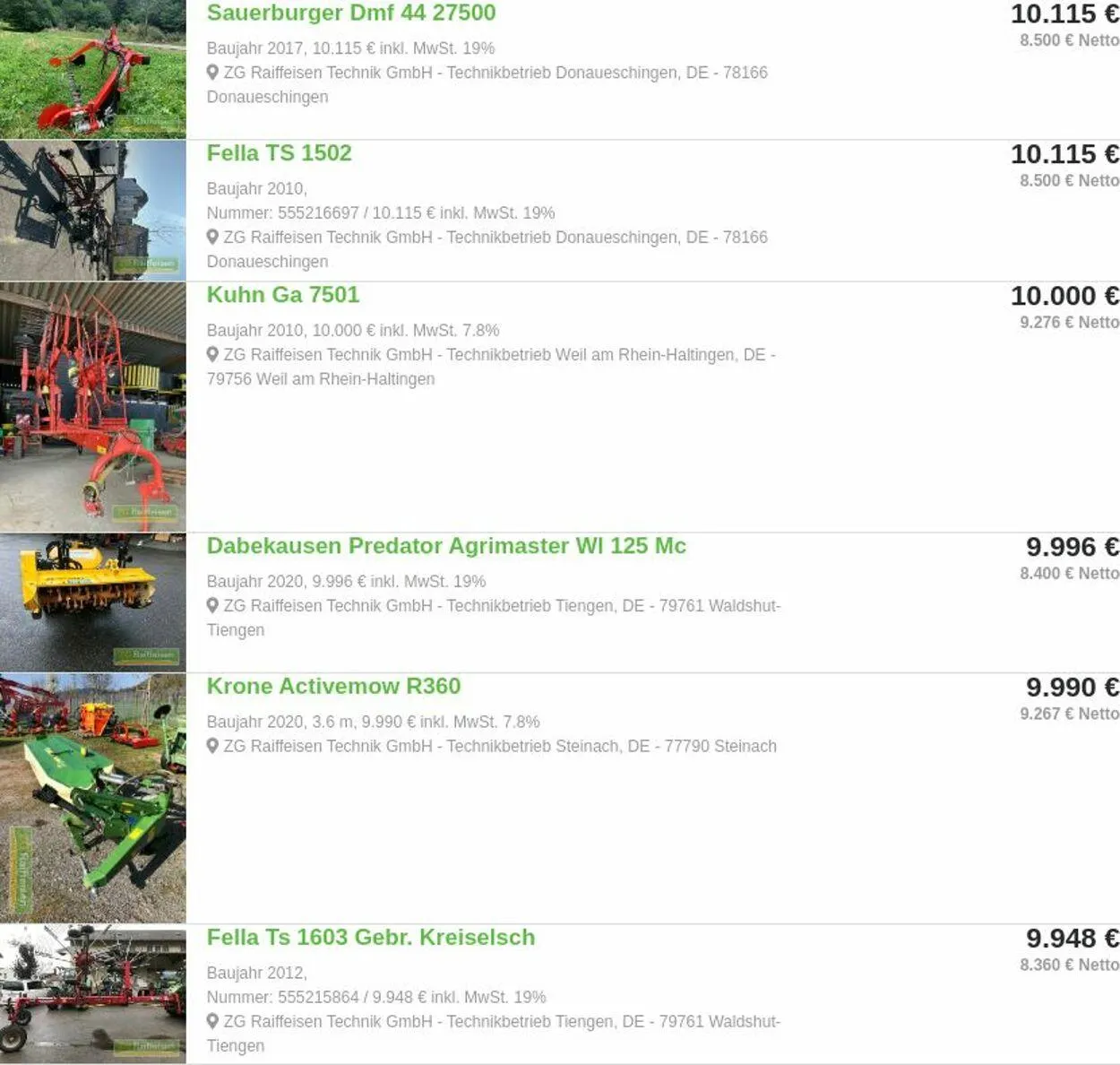 ZG Raiffeisen Aktueller Prospekt von 7. April bis 16. April 2025 - Prospekt seite 22