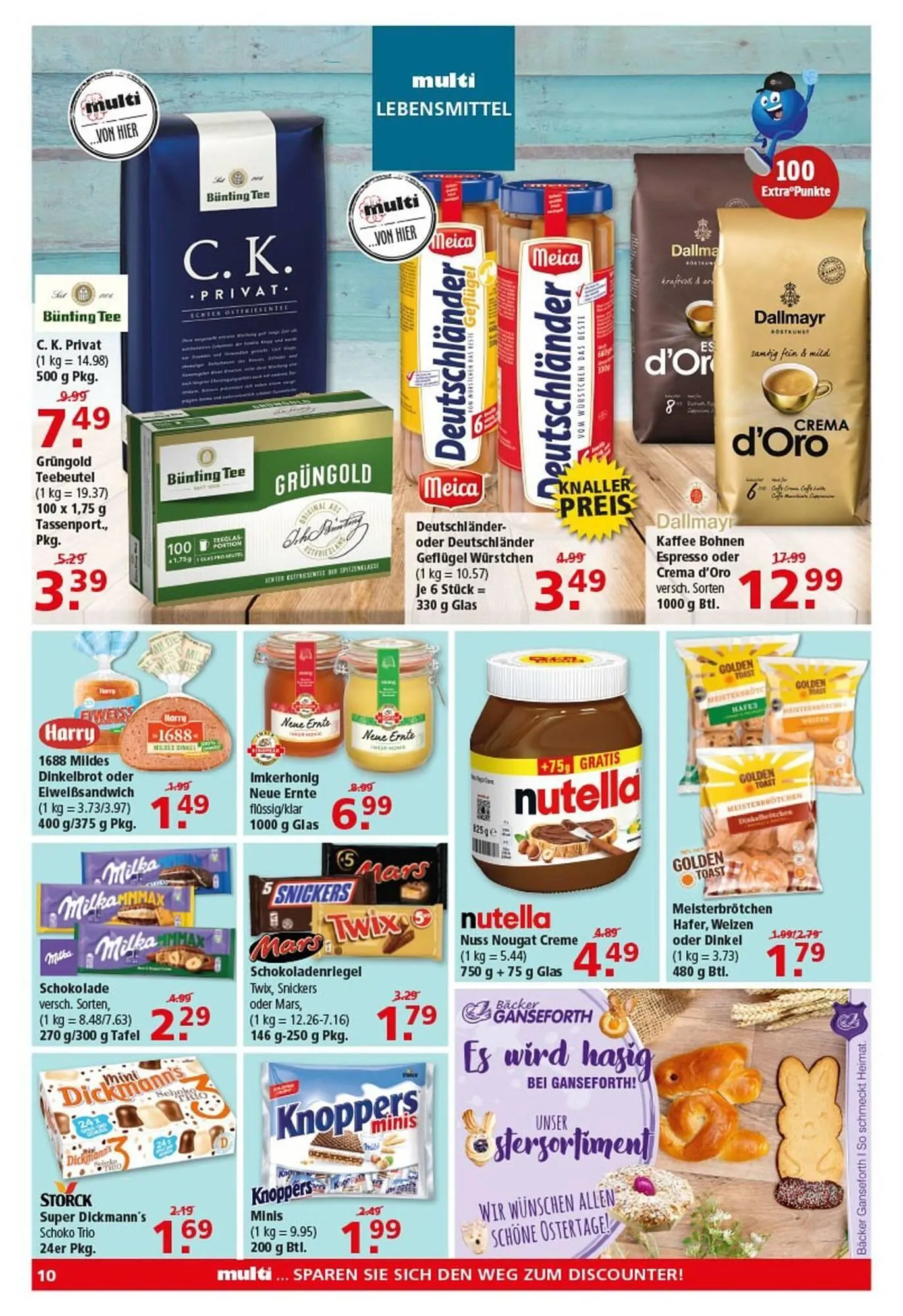 Multi Markt Prospekt von 14. April bis 19. April 2025 - Prospekt seite 10
