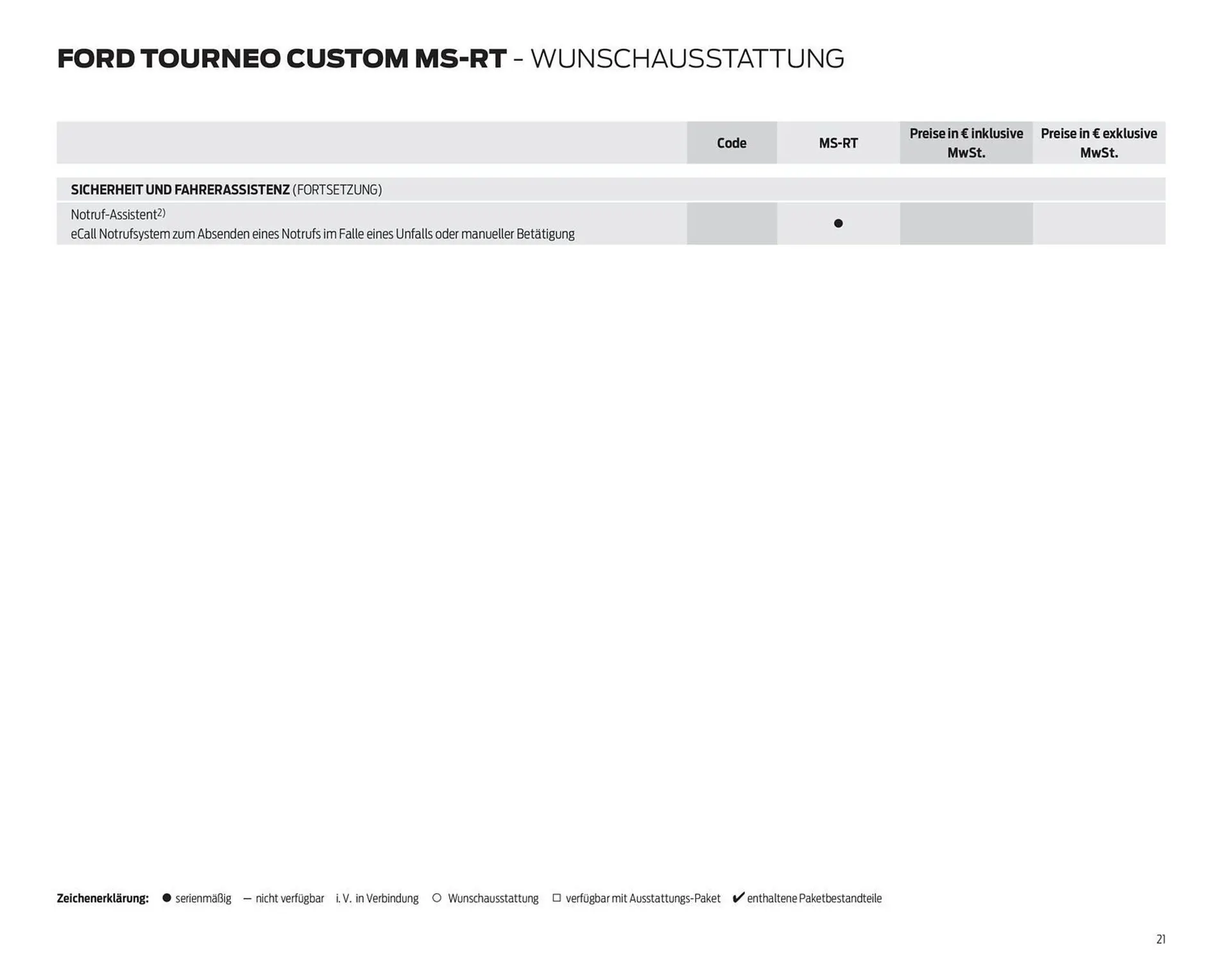 Ford Prospekt von 10. Dezember bis 31. Dezember 2025 - Prospekt seite 21