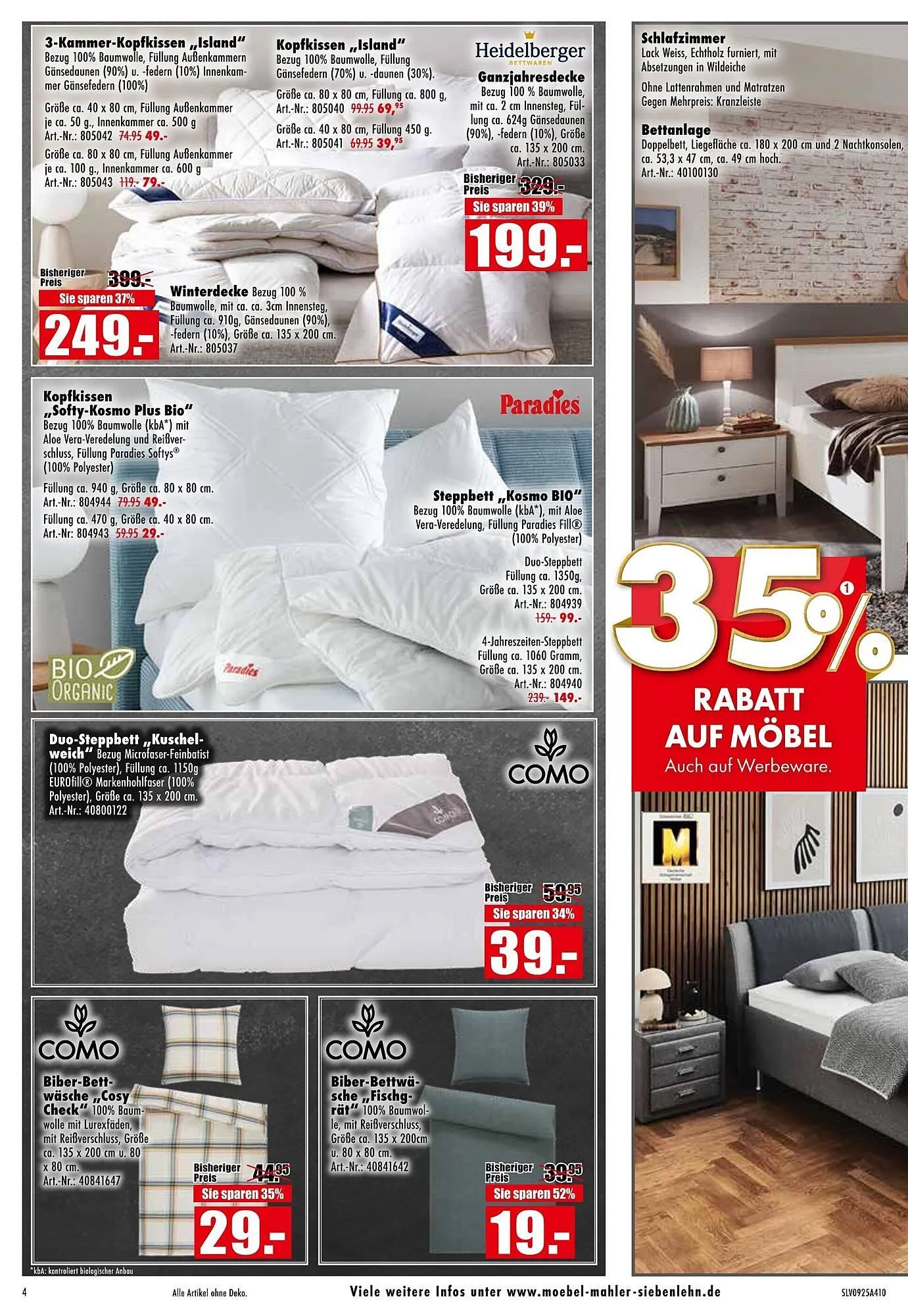 Möbel Mahler Katalog von 1. Oktober bis 28. Oktober 2025 - Prospekt seite 4