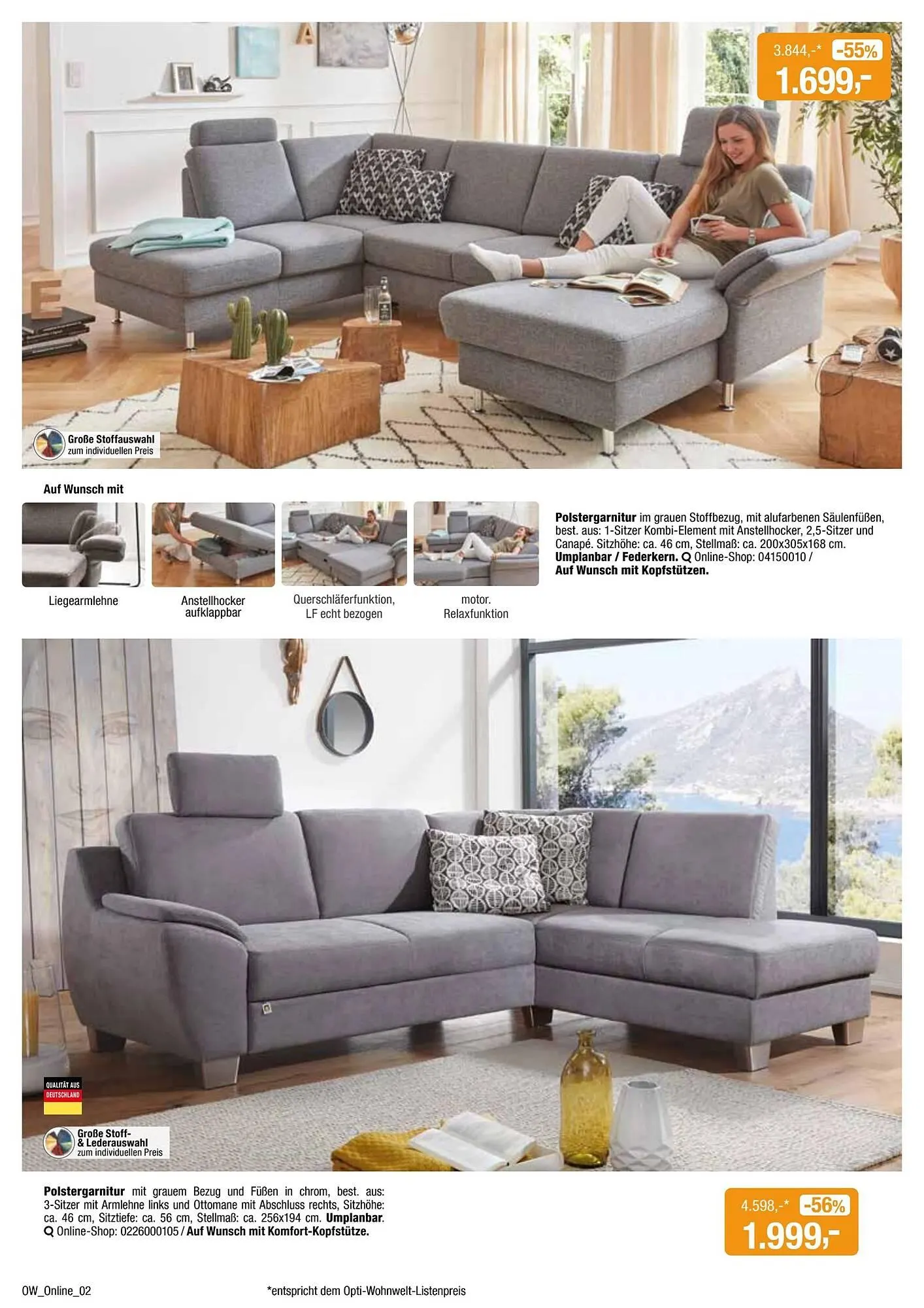 Opti Wohnwelt Prospekt von 13. April bis 24. April 2025 - Prospekt seite 2