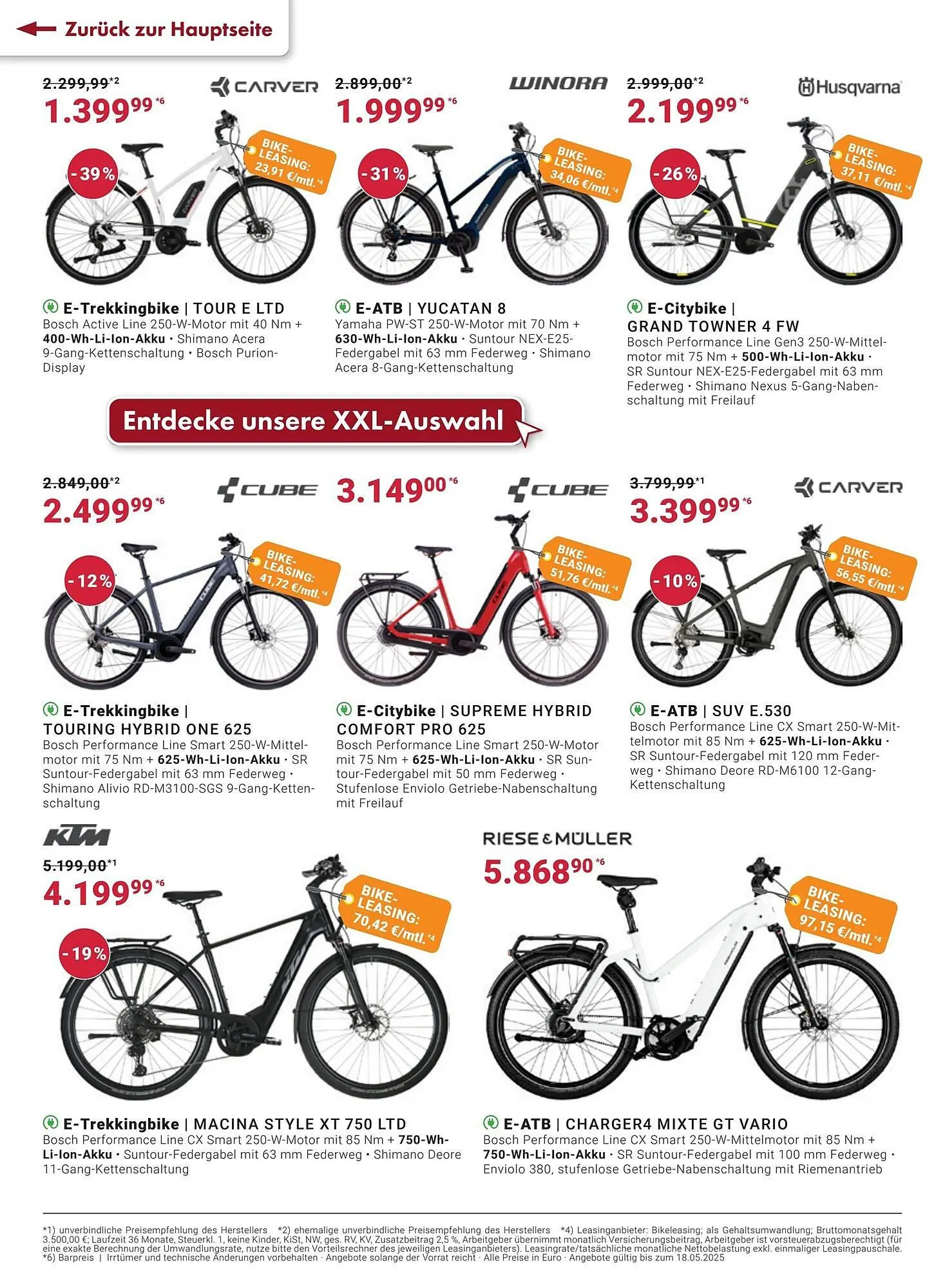 Fahrrad XXL Prospekt von 28. April bis 19. Mai 2025 - Prospekt seite 4