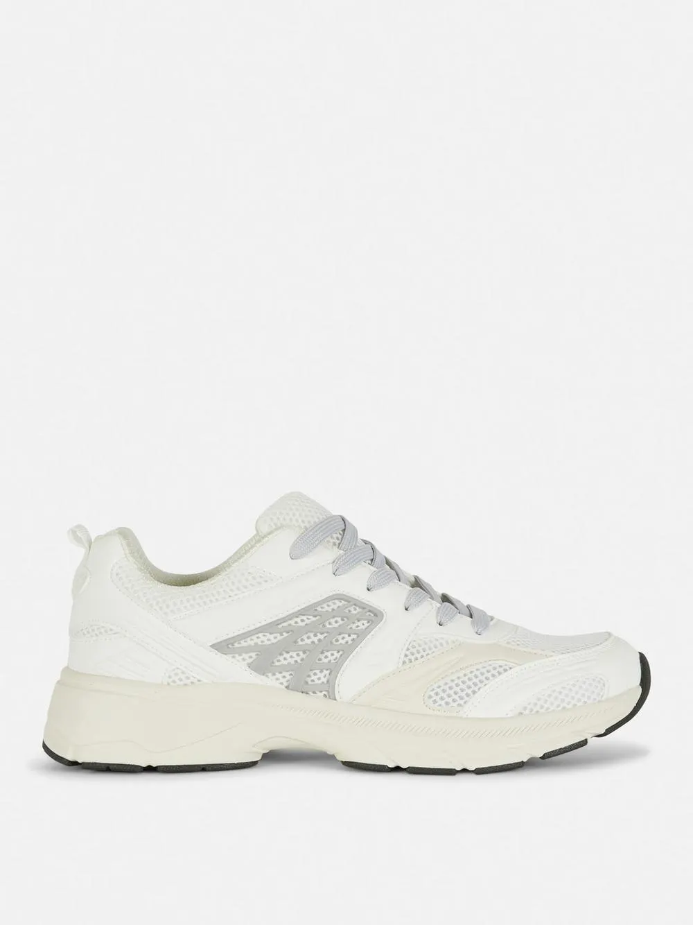 Grid Pannel Low-Top Trainers