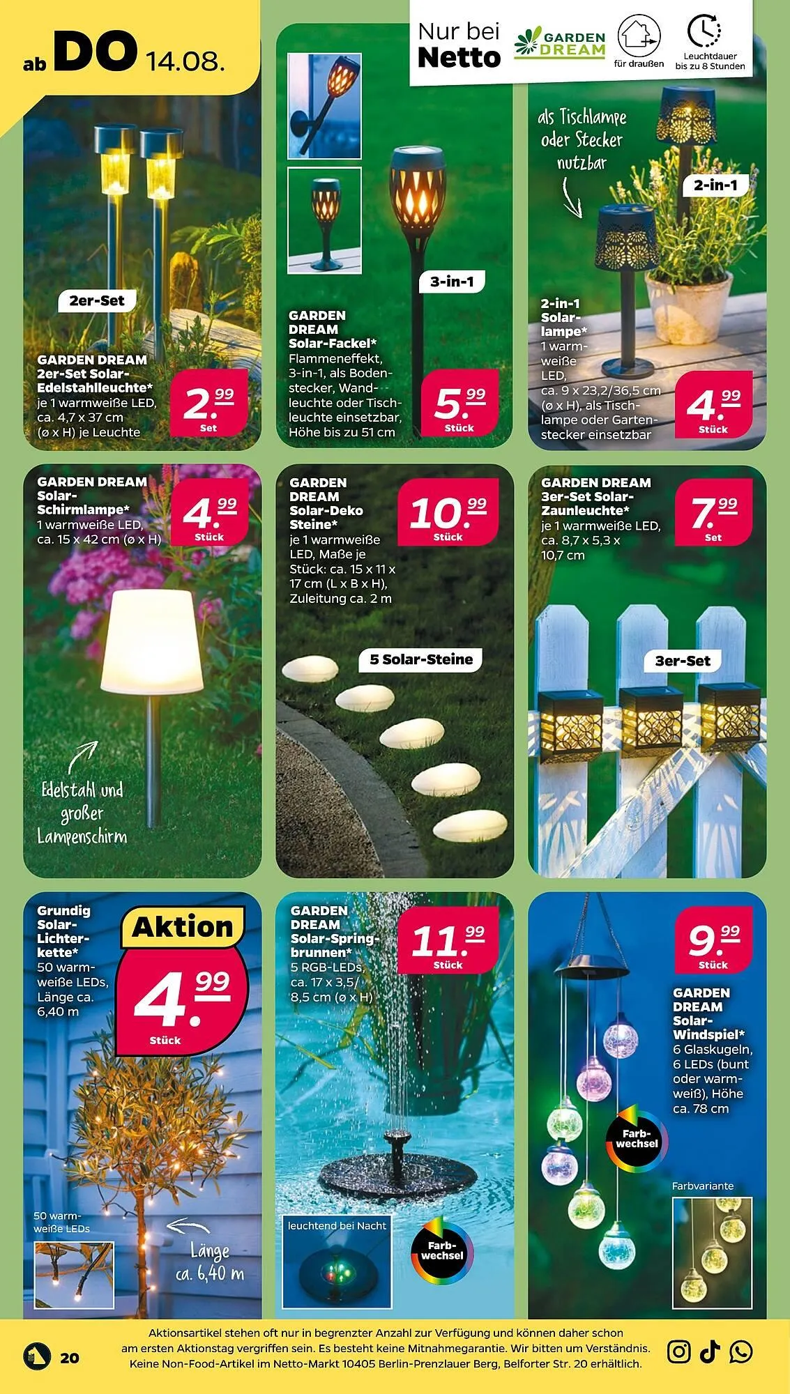 NETTO Prospekt von 11. August bis 16. August 2025 - Prospekt seite 22