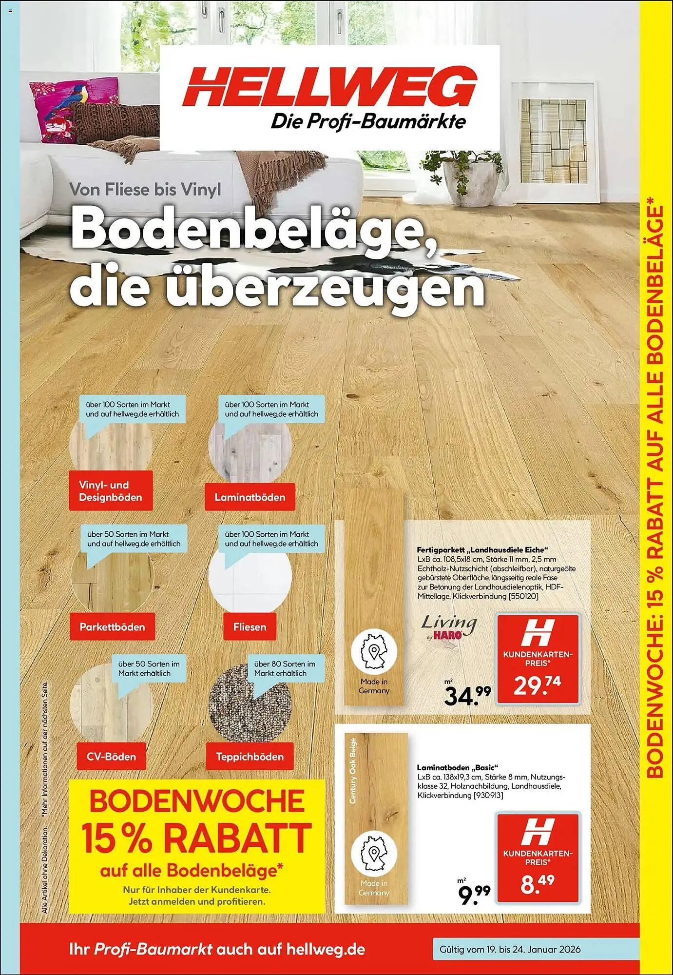 Hellweg Prospekt von 19. Januar bis 24. Januar 2026 - Prospekt seite 7