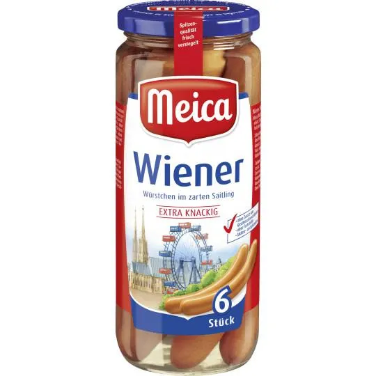 Meica 6 Wiener Würstchen 540G