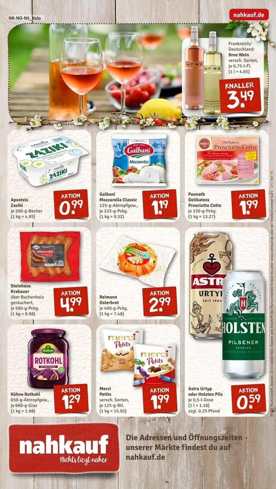 nahkauf Prospekt von 7. April bis 12. April 2025 - Prospekt seite 8