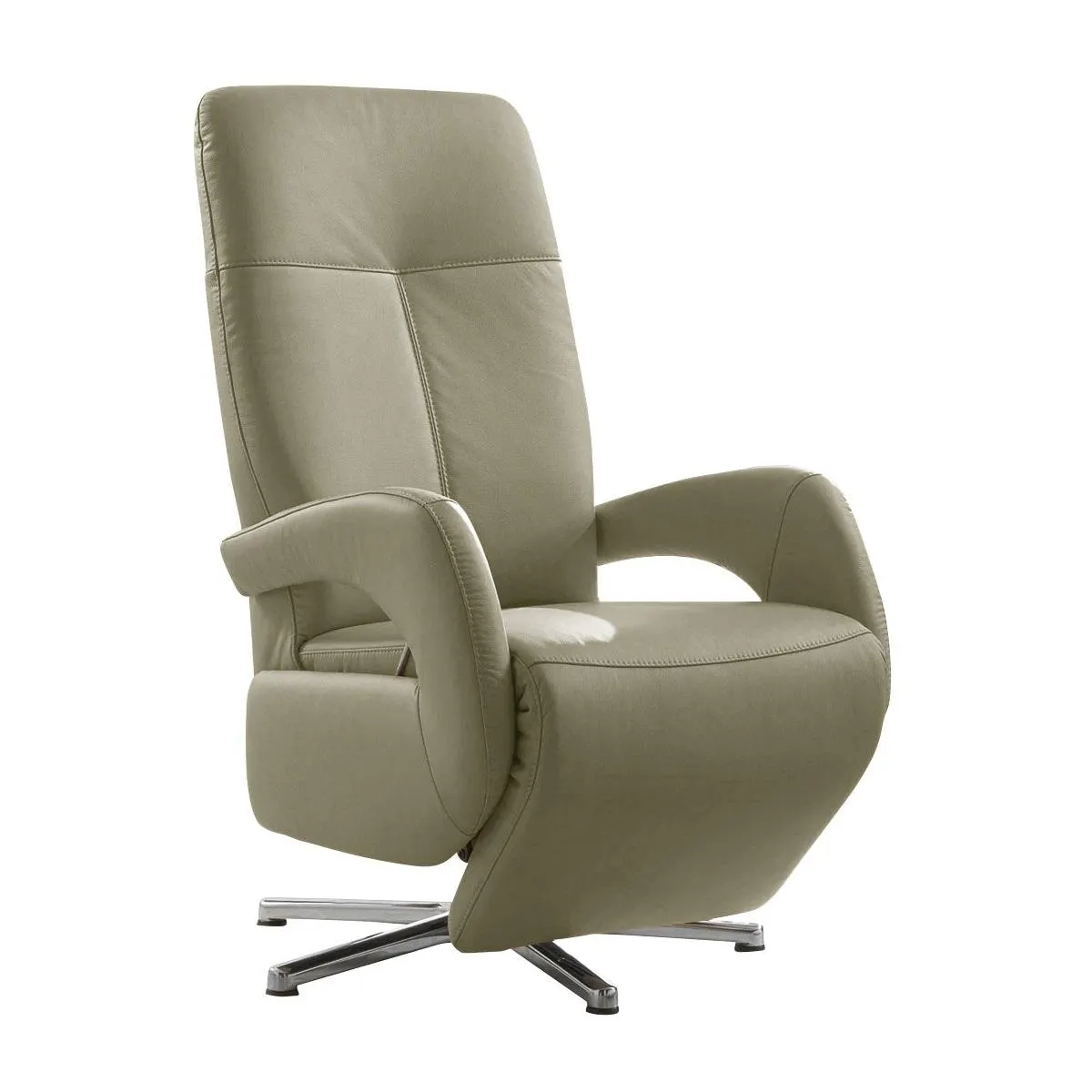 PURO Fernsehsessel CERGY M2-V5 Lederbezug delphine