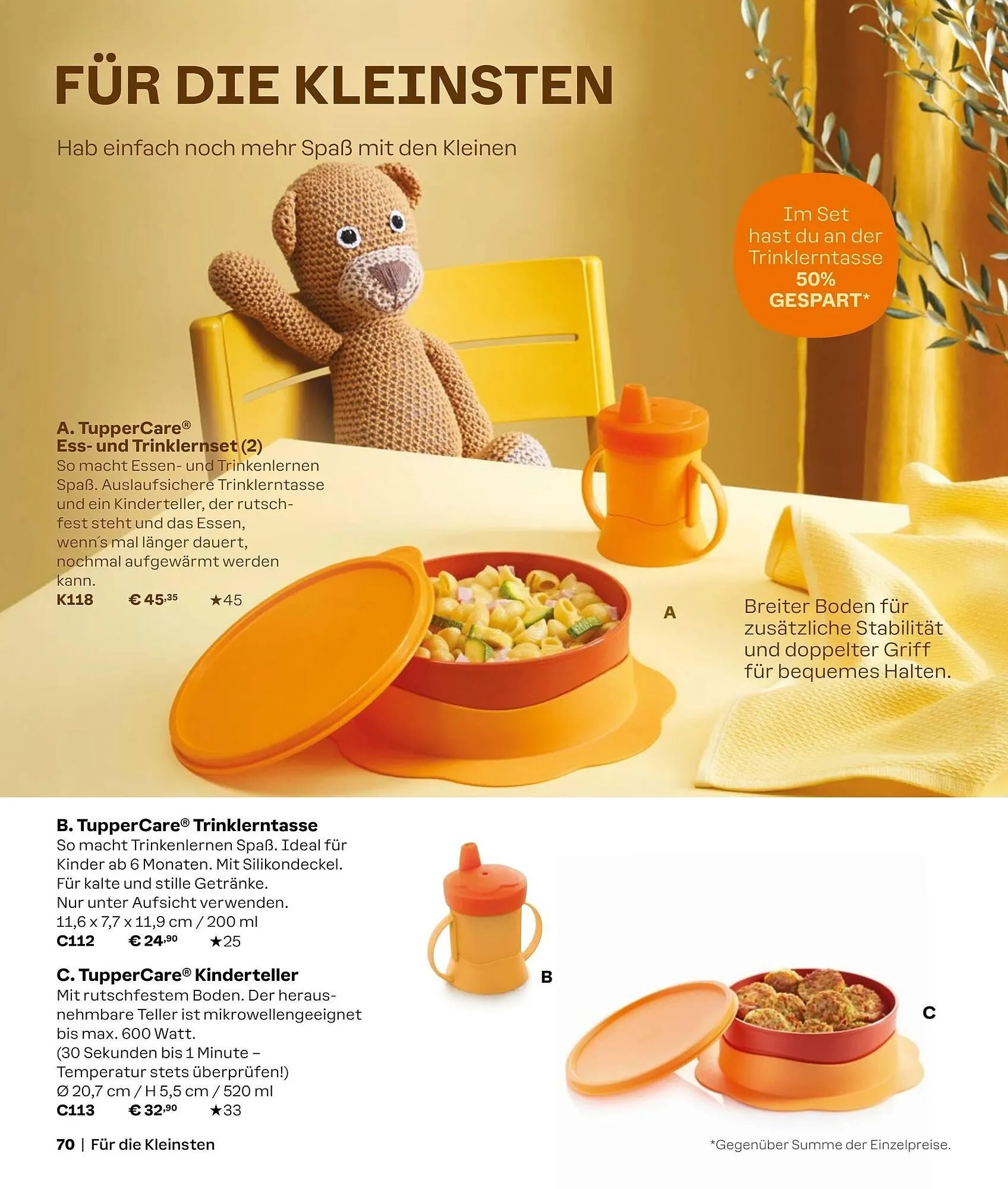 Tupperware Prospekt von 2. September bis 1. März 2025 - Prospekt seite 70