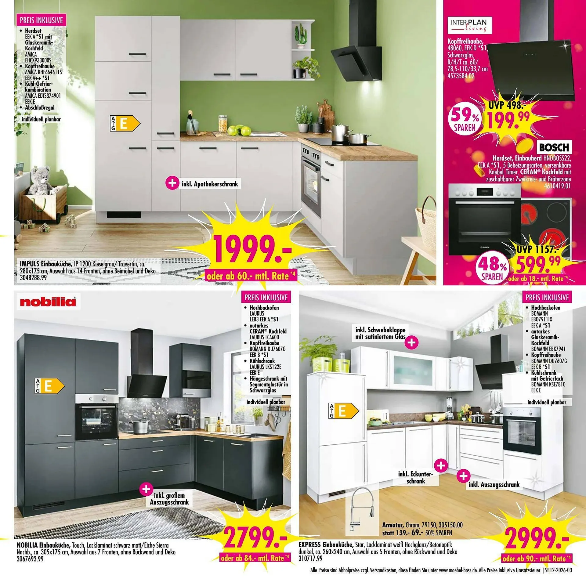 Möbel Boss Prospekt von 14. März bis 21. März 2026 - Prospekt seite 3