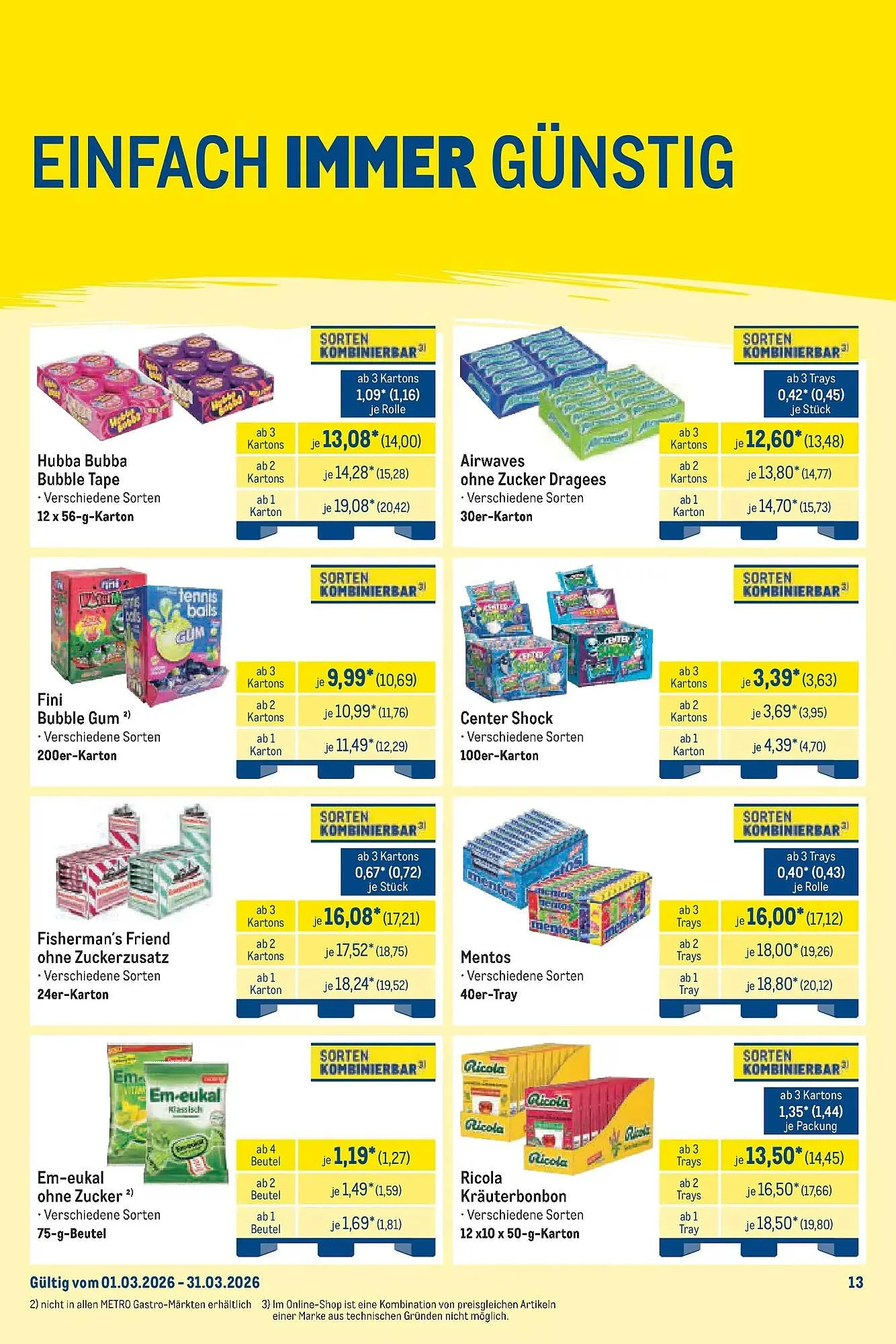 METRO Prospekt von 8. März bis 14. März 2026 - Prospekt seite 13