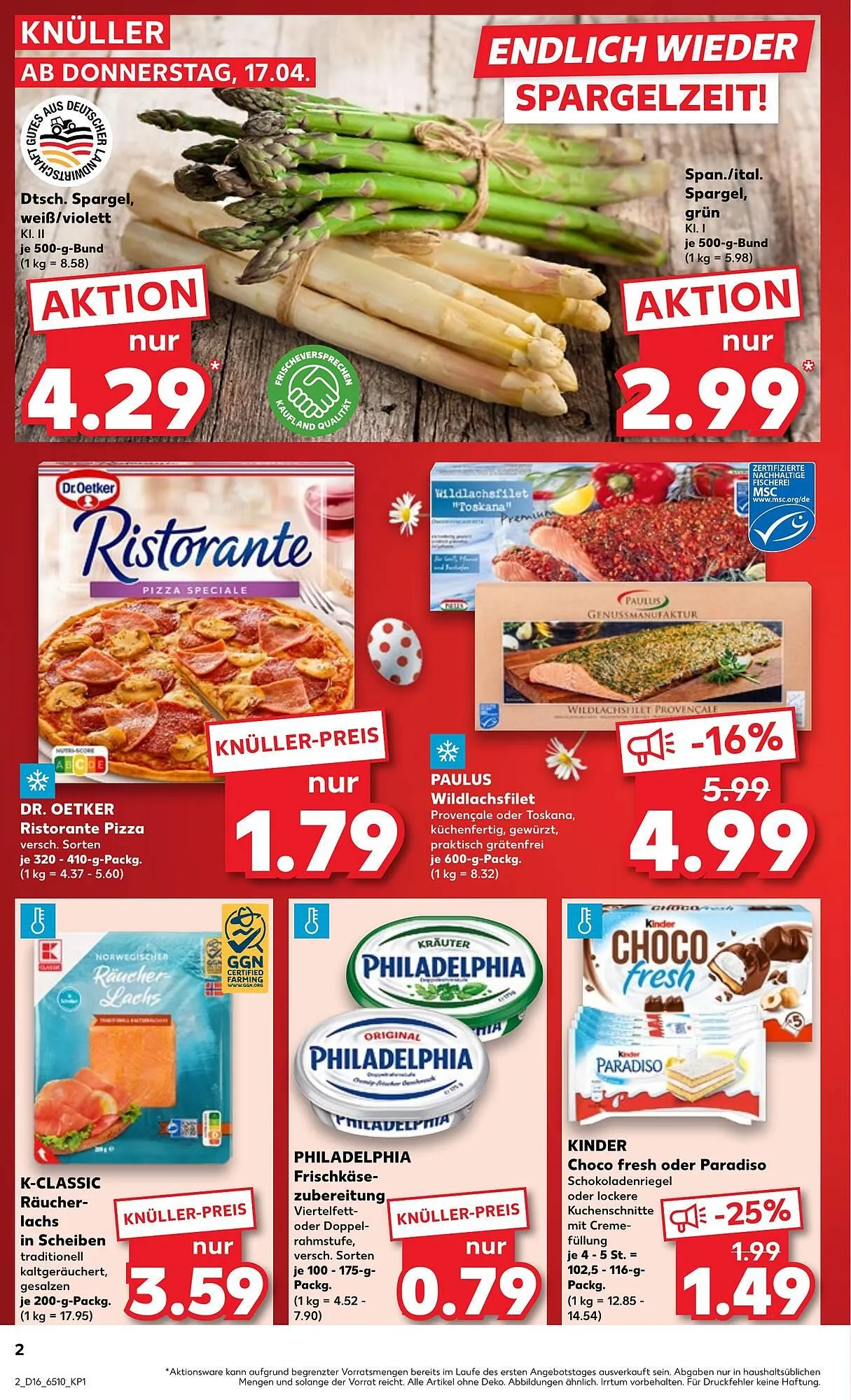 Kaufland Prospekt von 17. April bis 23. April 2025 - Prospekt seite 2