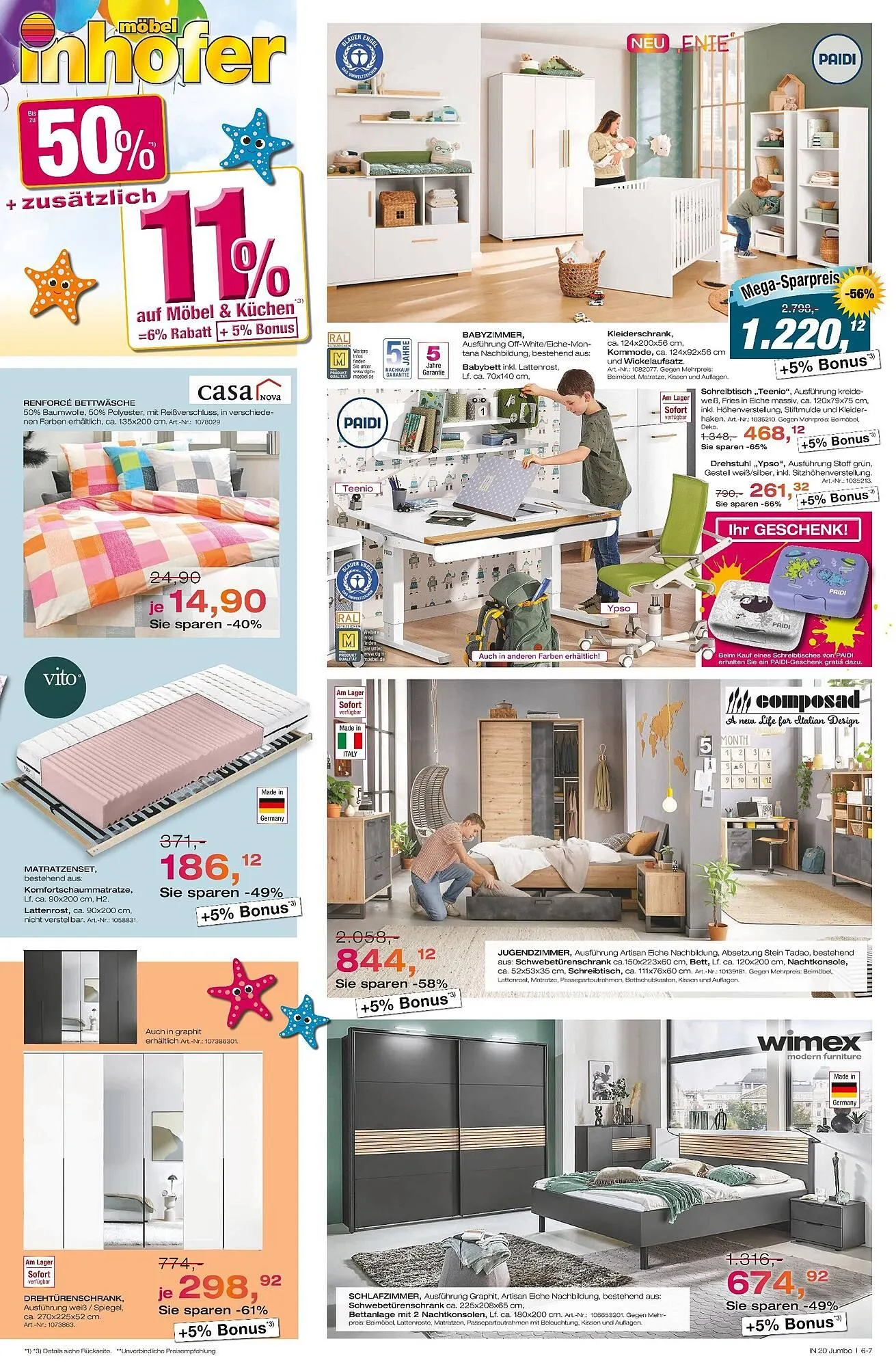 Möbel Inhofer Prospekt von 1. August bis 30. August 2025 - Prospekt seite 7