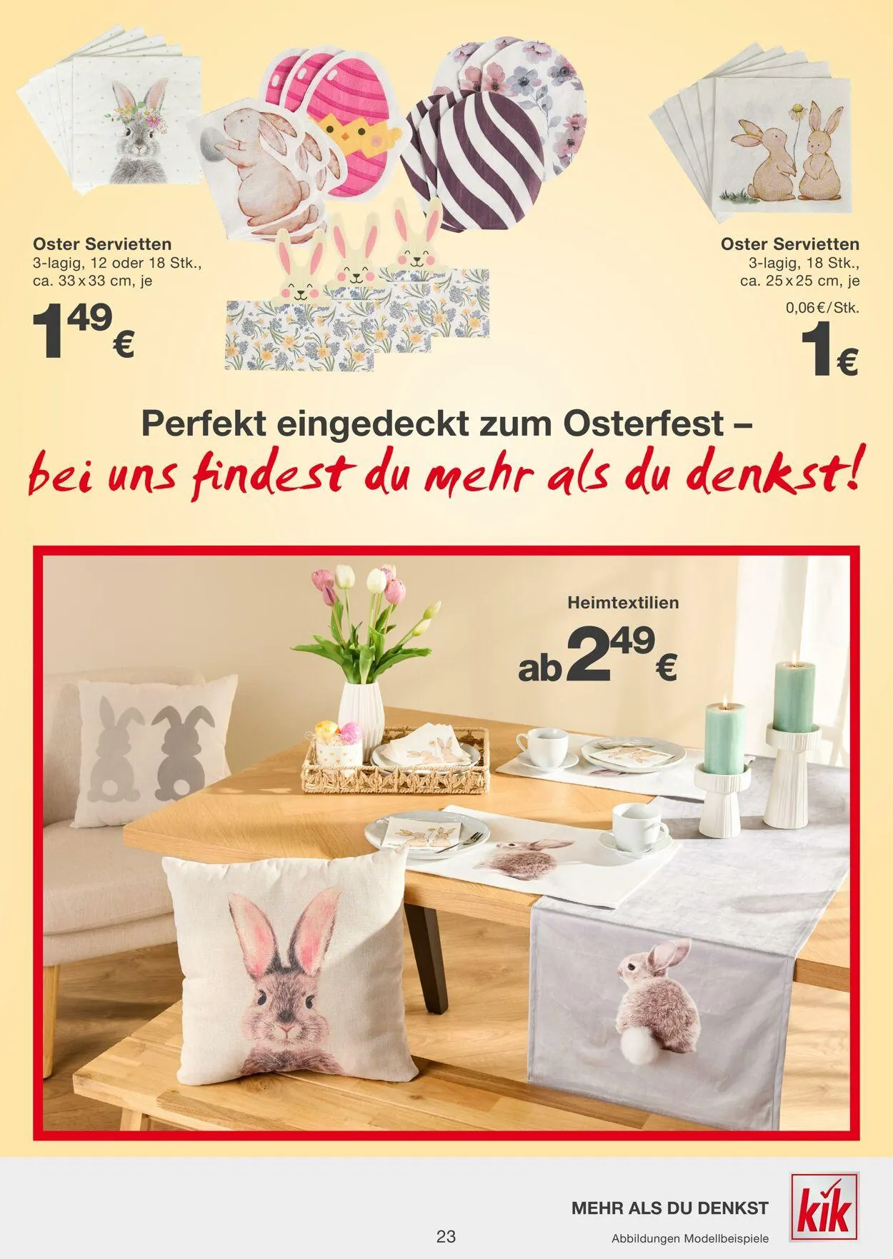 Kik Aktueller Prospekt von 19. April bis 3. Mai 2025 - Prospekt seite 23