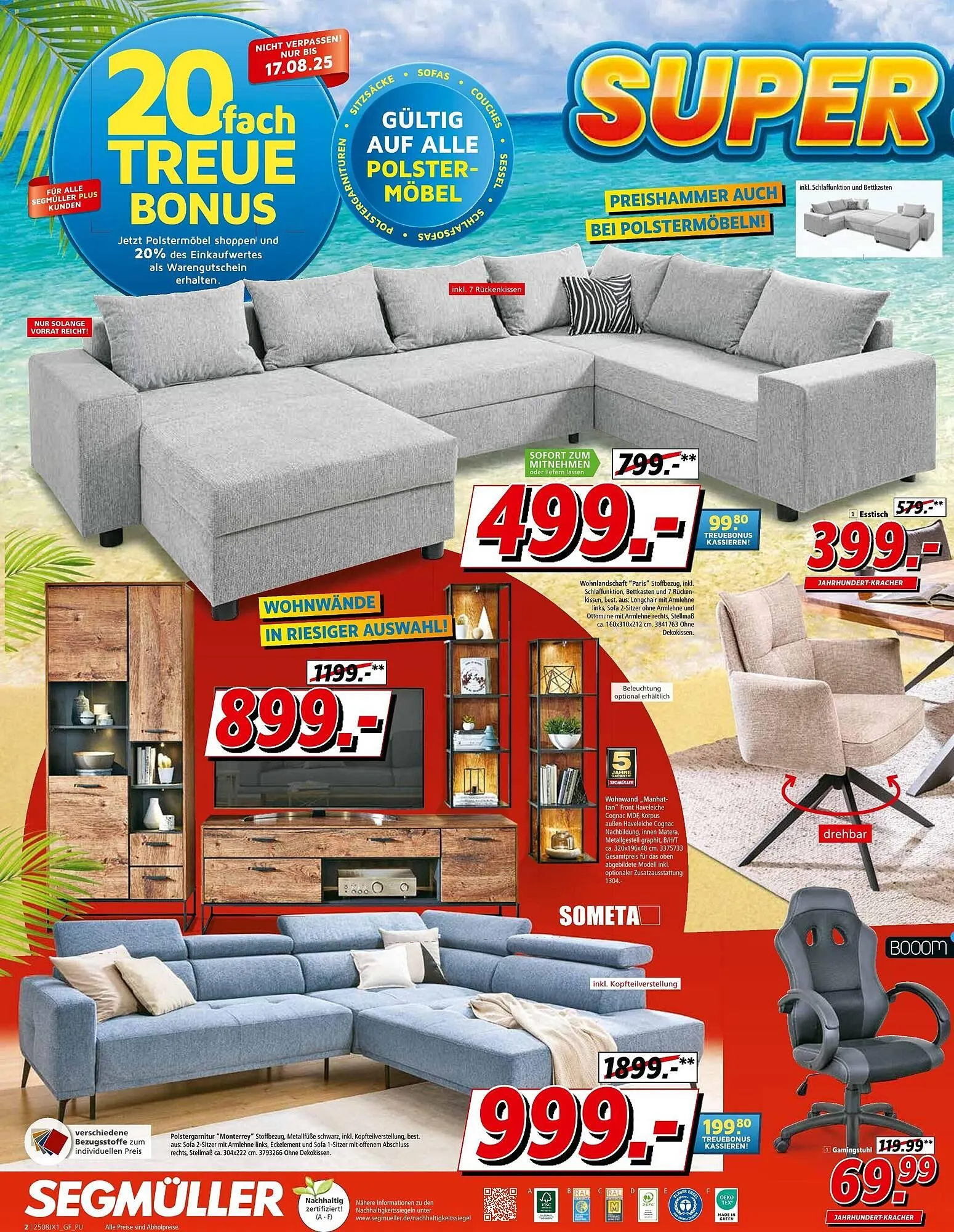 Segmüller Prospekt von 2. August bis 16. August 2025 - Prospekt seite 2
