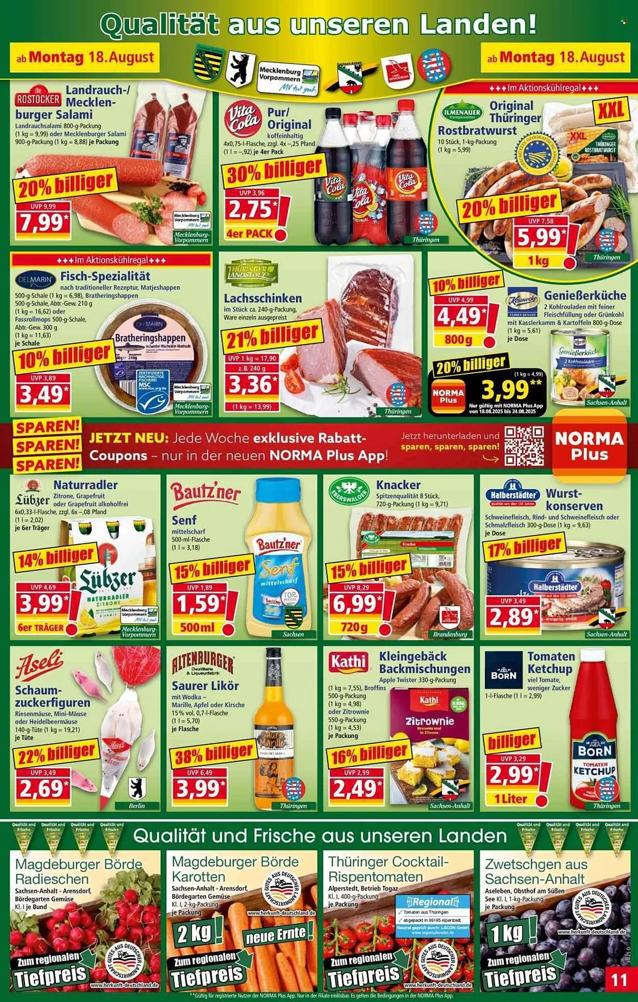 Norma Prospekt von 18. August bis 24. August 2025 - Prospekt seite 11