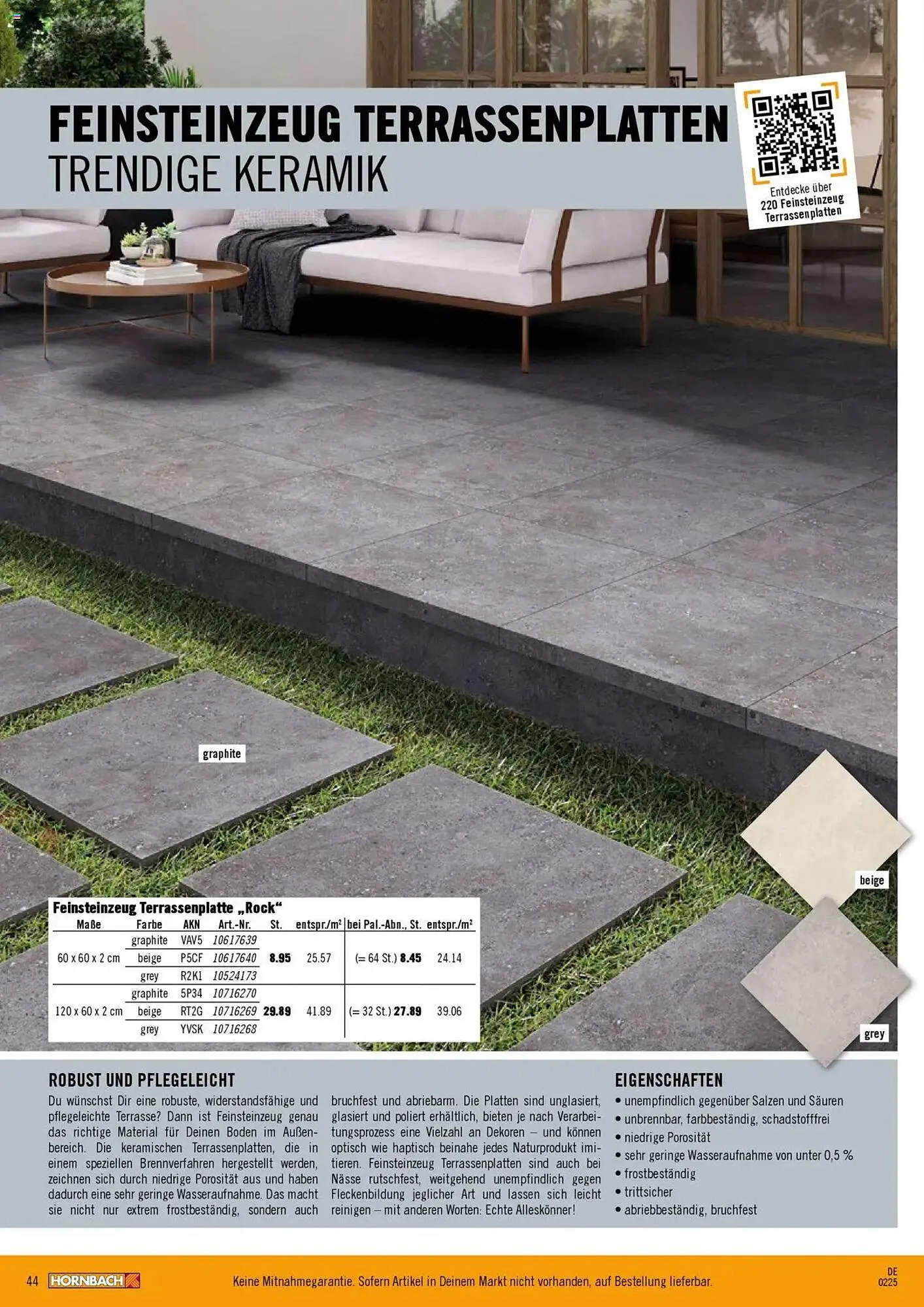 Hornbach Prospekt von 28. Februar bis 29. März 2025 - Prospekt seite 44