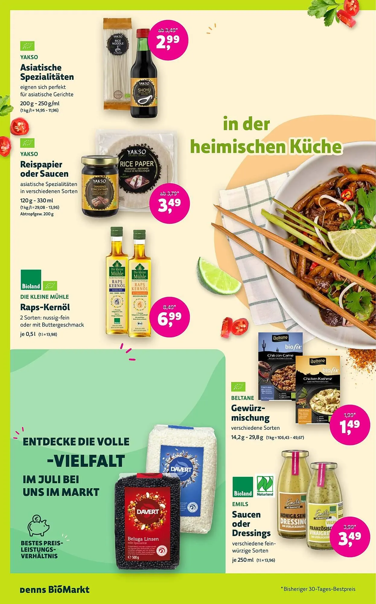 Aleco Biomarkt Prospekt von 16. Juli bis 29. Juli 2025 - Prospekt seite 10