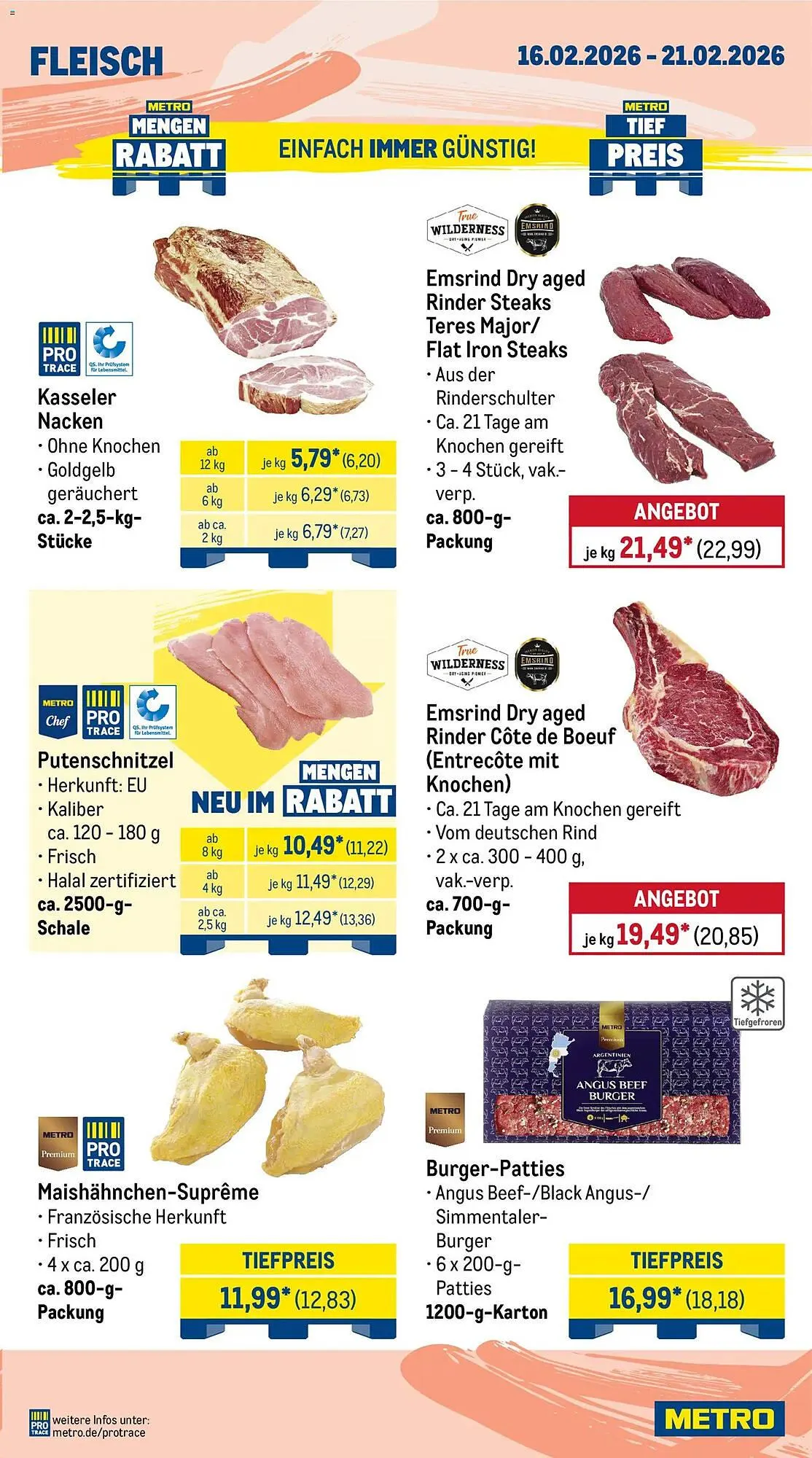 METRO Prospekt von 16. Februar bis 21. Februar 2026 - Prospekt seite 3