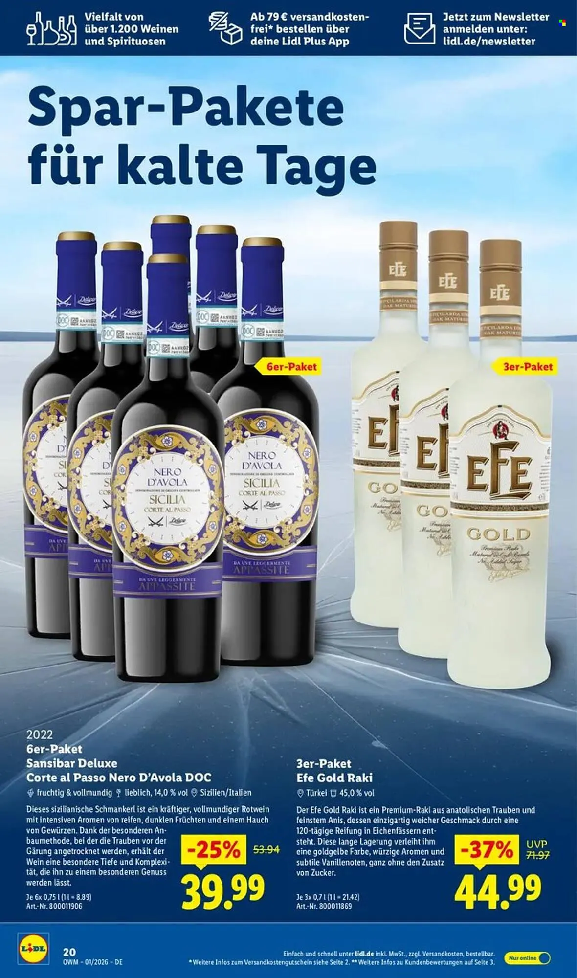 Lidl Prospekt von 1. Januar bis 31. Januar 2026 - Prospekt seite 20