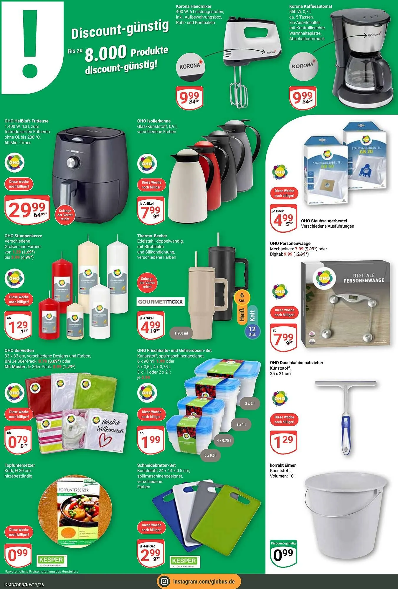 Globus Prospekt von 20. April bis 25. April 2026 - Prospekt seite 23