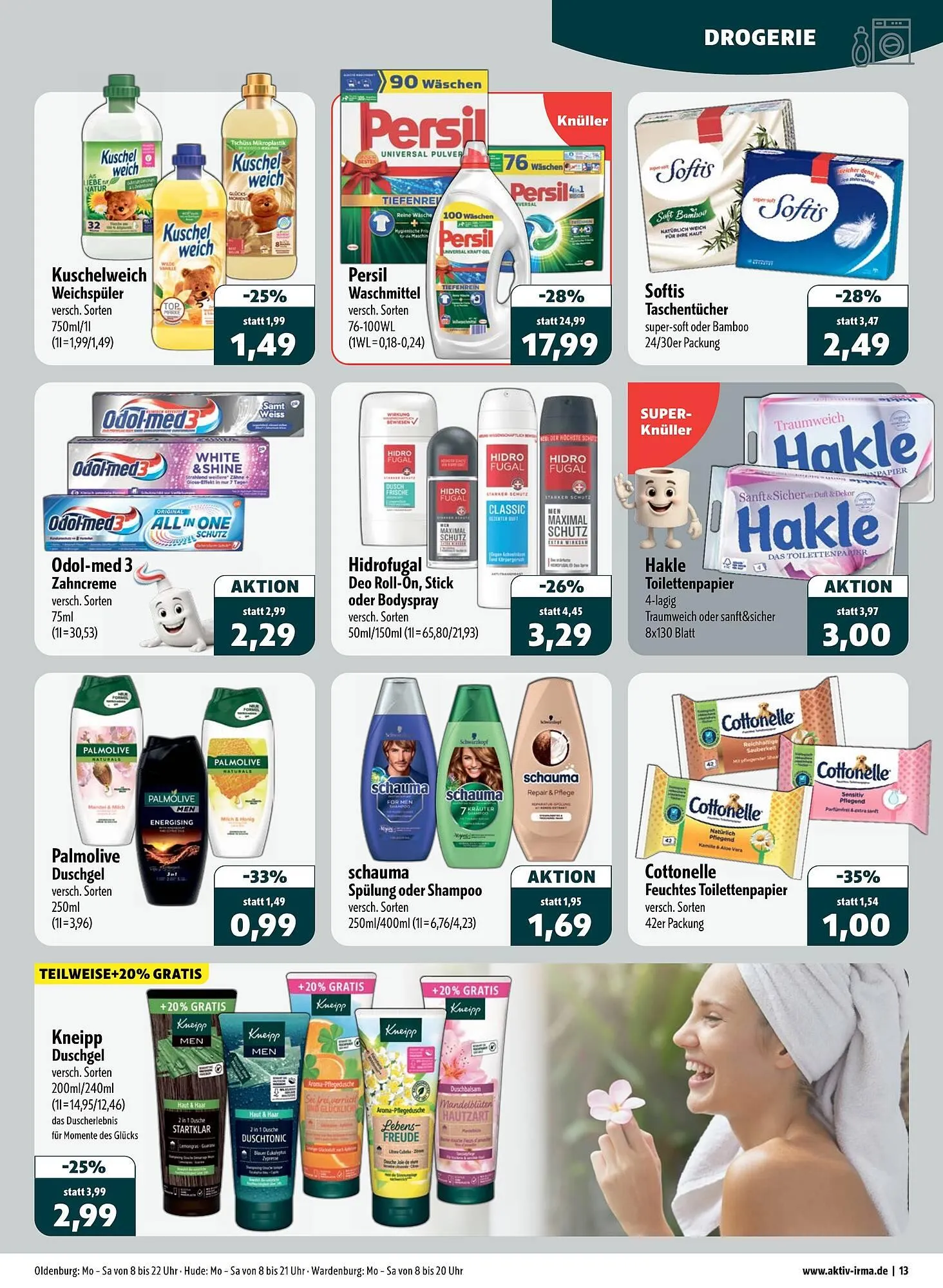 Aktiv Irma Prospekt von 7. Juli bis 12. Juli 2025 - Prospekt seite 13