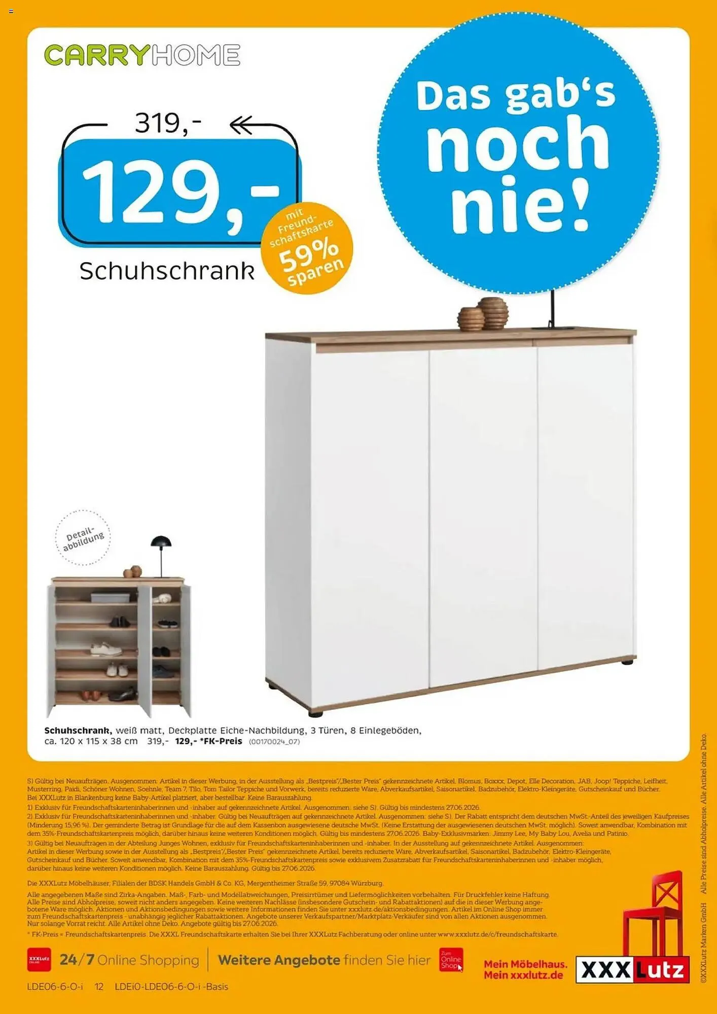XXXLutz Prospekt von 10. Juni bis 27. Juni 2026 - Prospekt seite 12