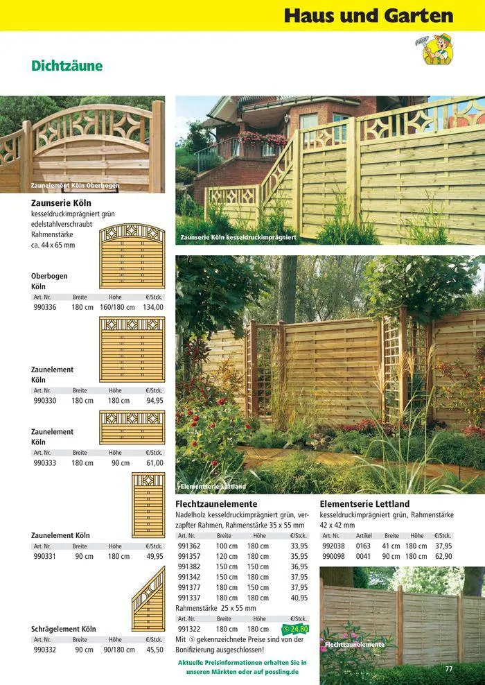 Holz-& Baukatalog 2024/25 von 27. März bis 31. Januar 2025 - Prospekt seite 77