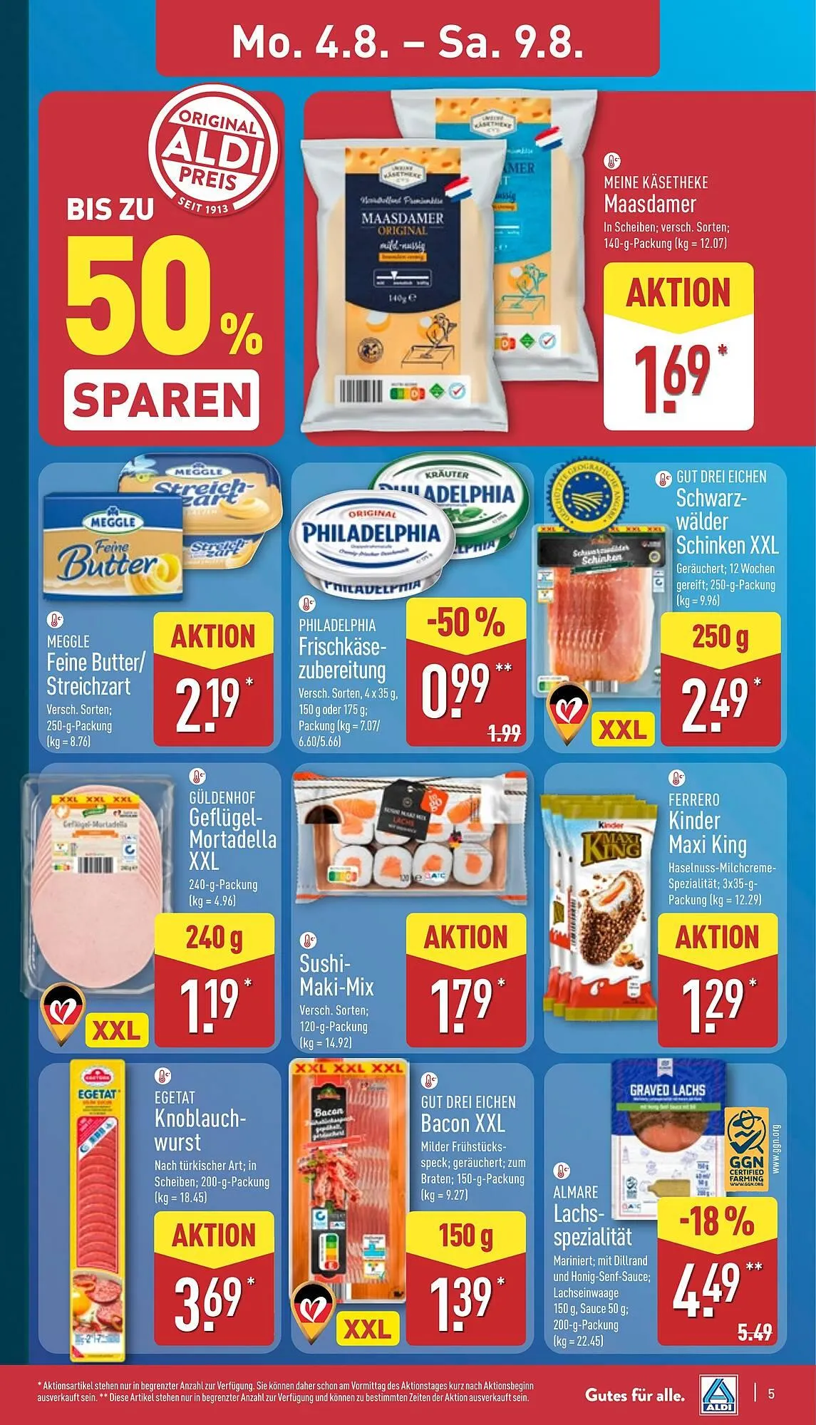 Aldi Nord Prospekt von 4. August bis 9. August 2025 - Prospekt seite 5